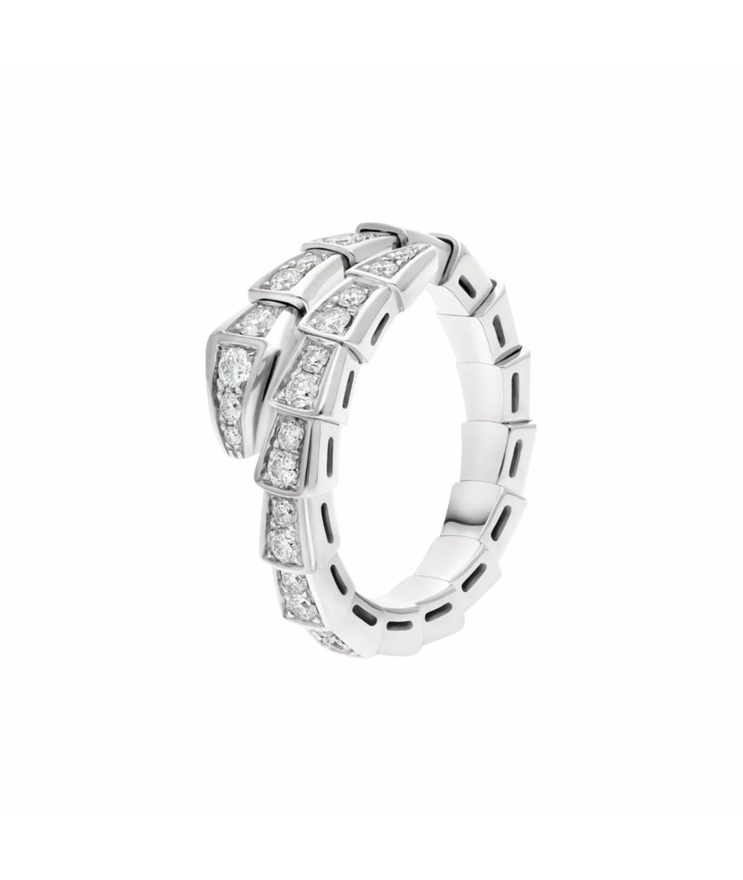 BVLGARI Белое кольцо из белого золота, фото 1