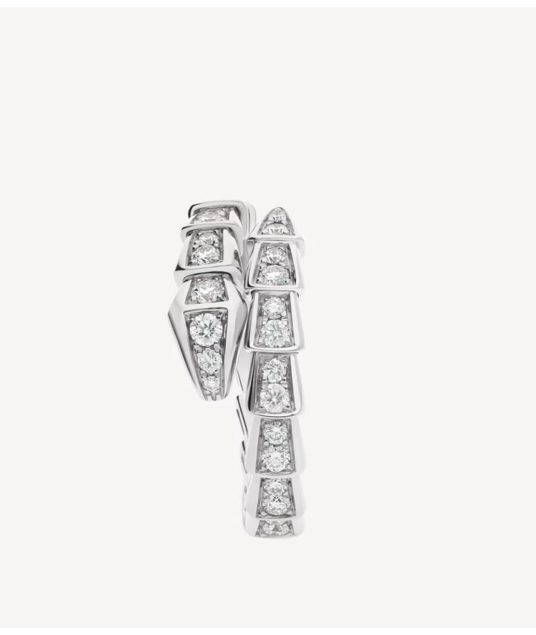 BVLGARI Белое кольцо из белого золота, фото 2