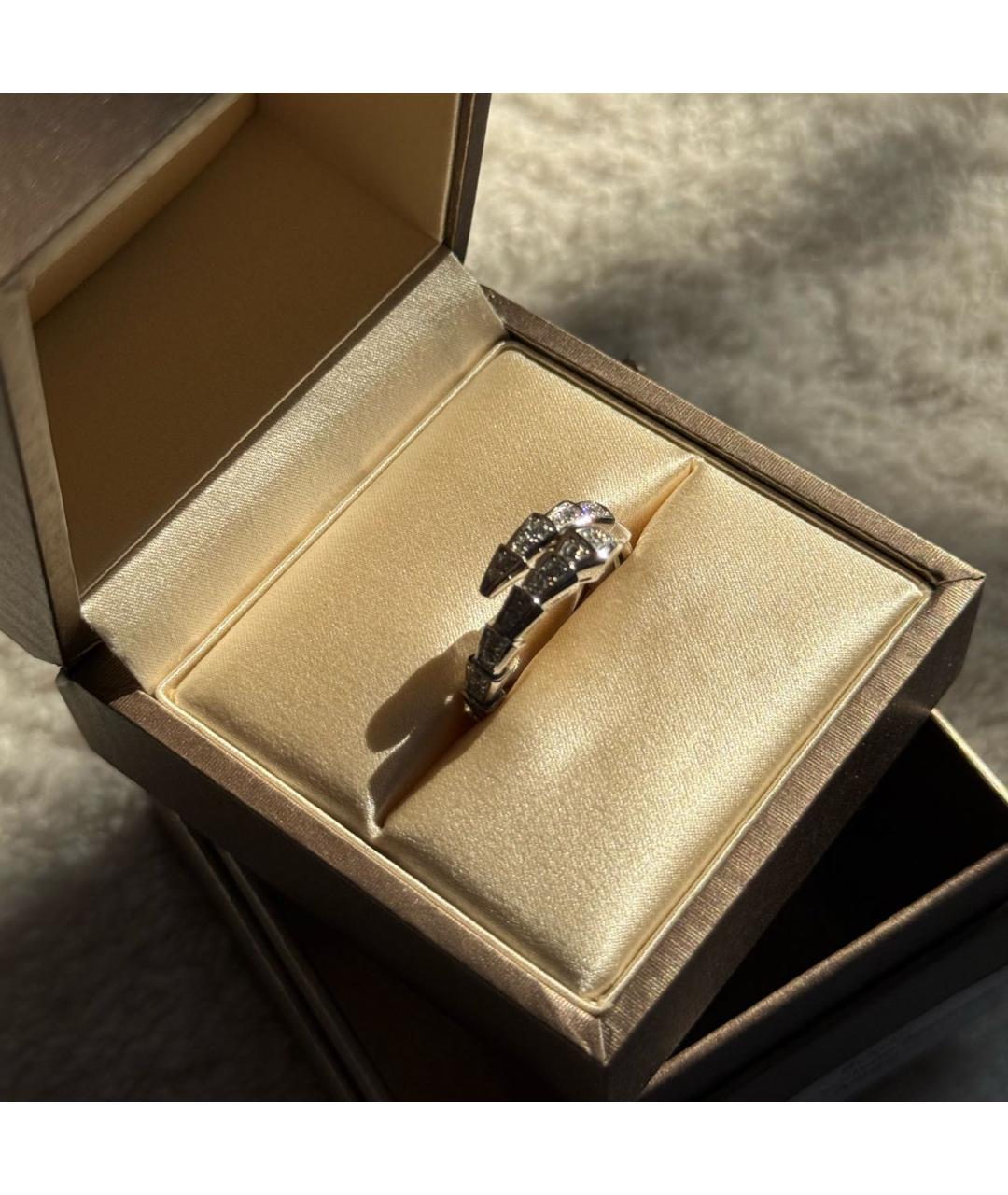 BVLGARI Белое кольцо из белого золота, фото 5