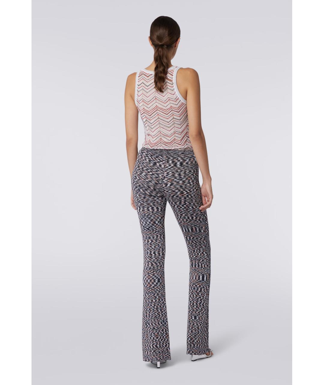 MISSONI Мульти вискозные прямые брюки, фото 5