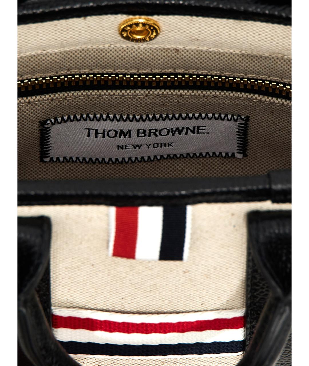THOM BROWNE Мульти тканевая сумка тоут, фото 4