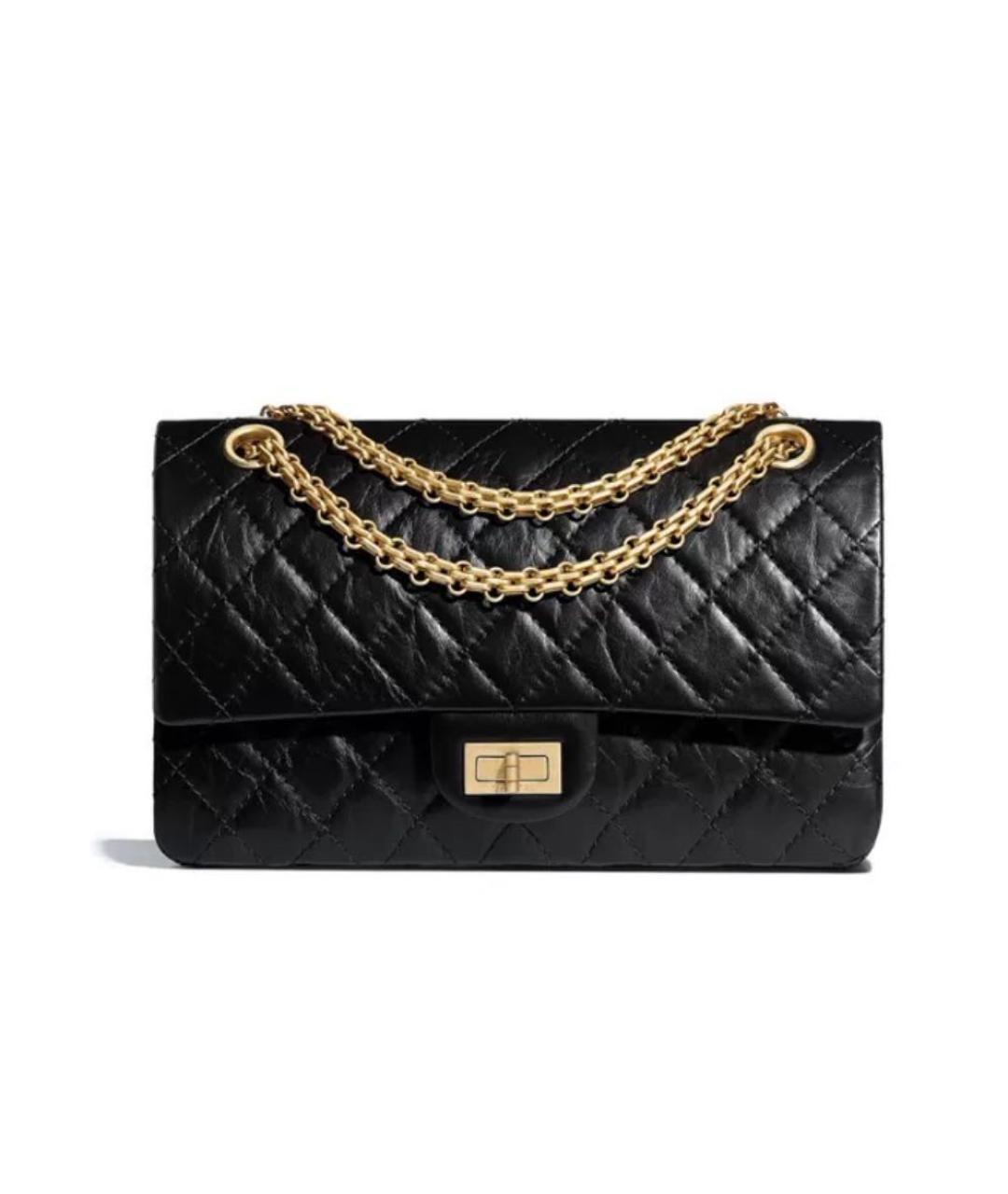 CHANEL Черная кожаная сумка через плечо, фото 4