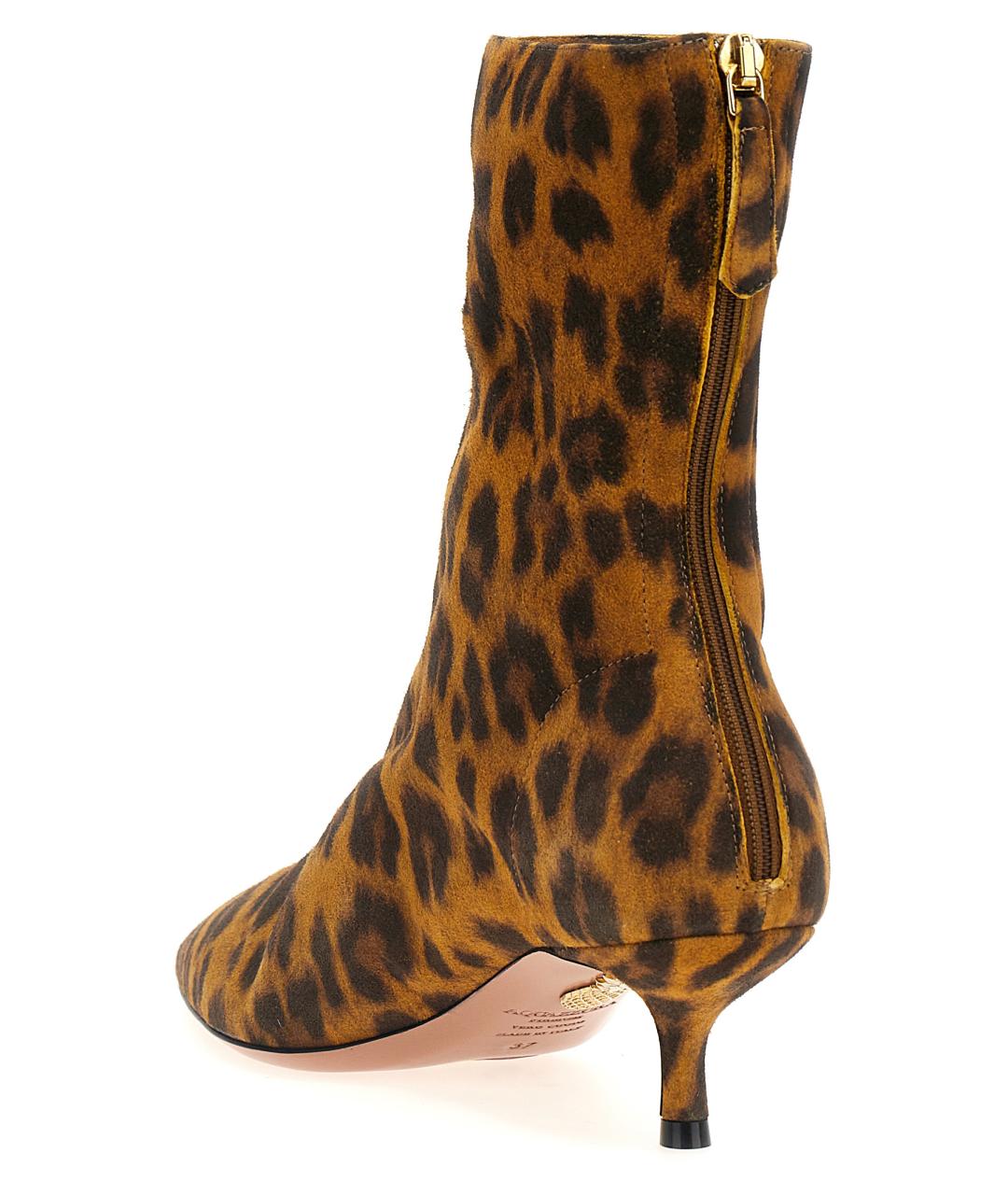 AQUAZZURA Мульти замшевые ботильоны, фото 3