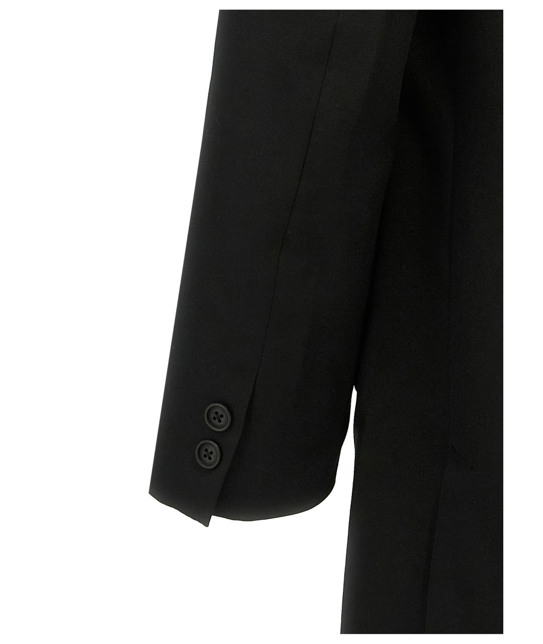 YOHJI YAMAMOTO Черный шерстяной пиджак, фото 4