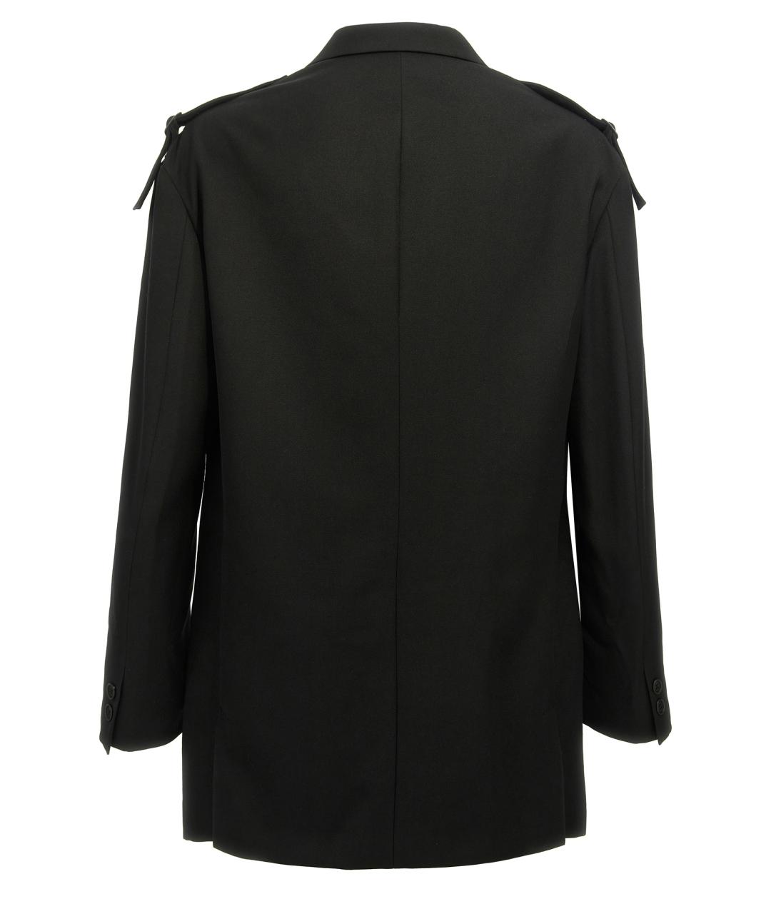 YOHJI YAMAMOTO Черный шерстяной пиджак, фото 2