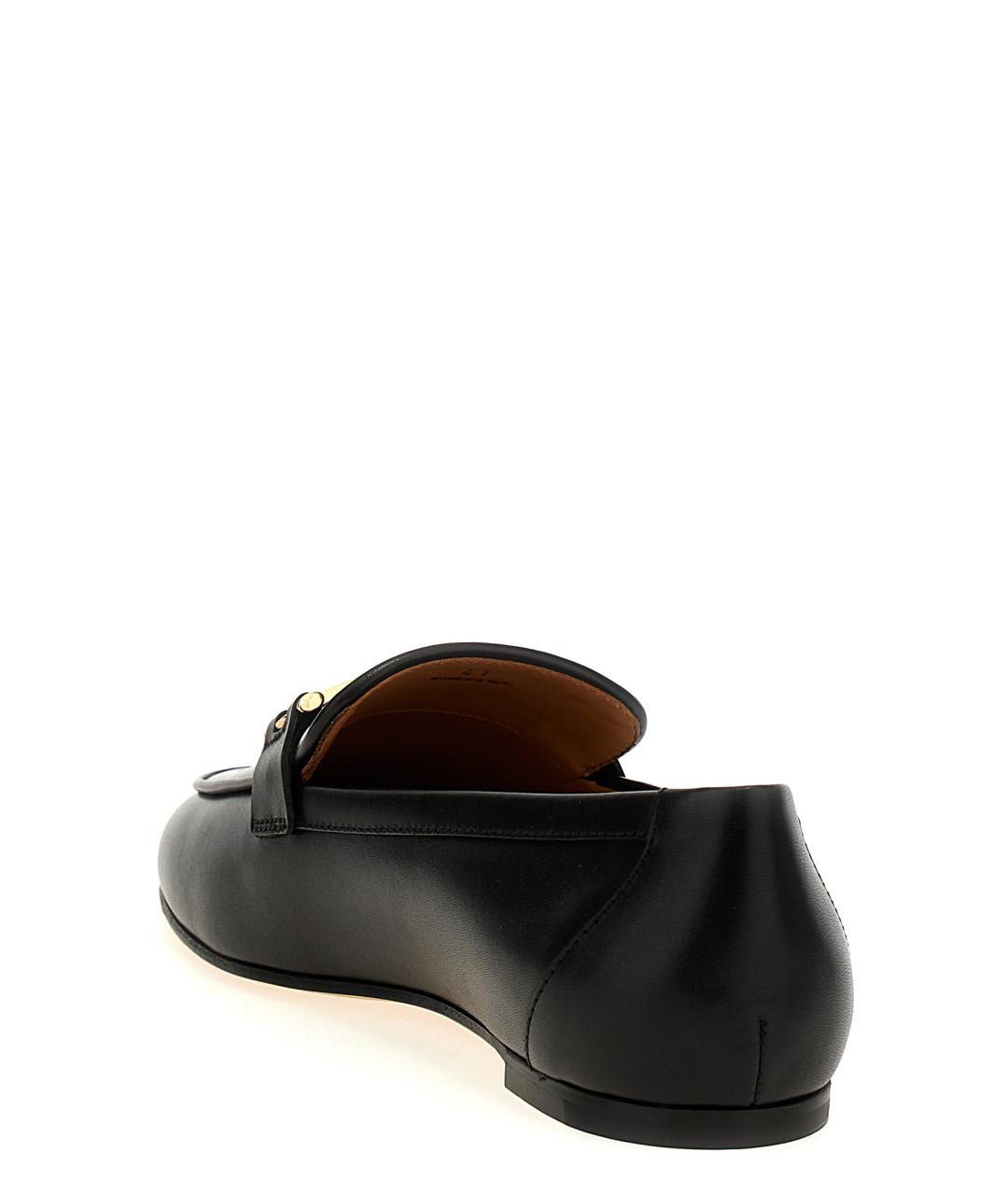 TOD'S Черные кожаные лоферы, фото 3