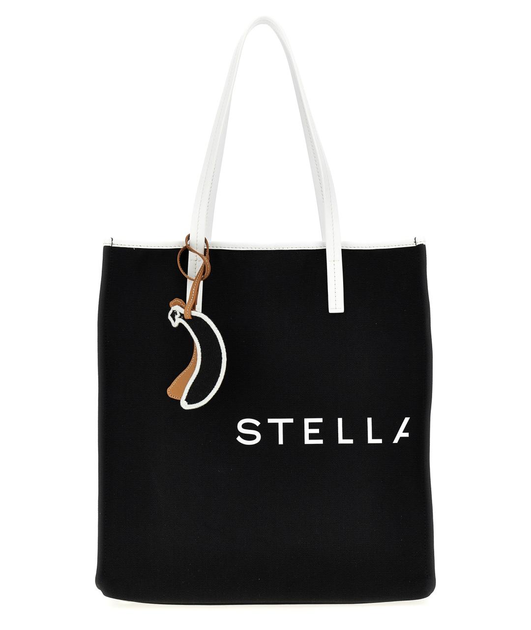 STELLA MCCARTNEY Черная тканевая сумка тоут, фото 1