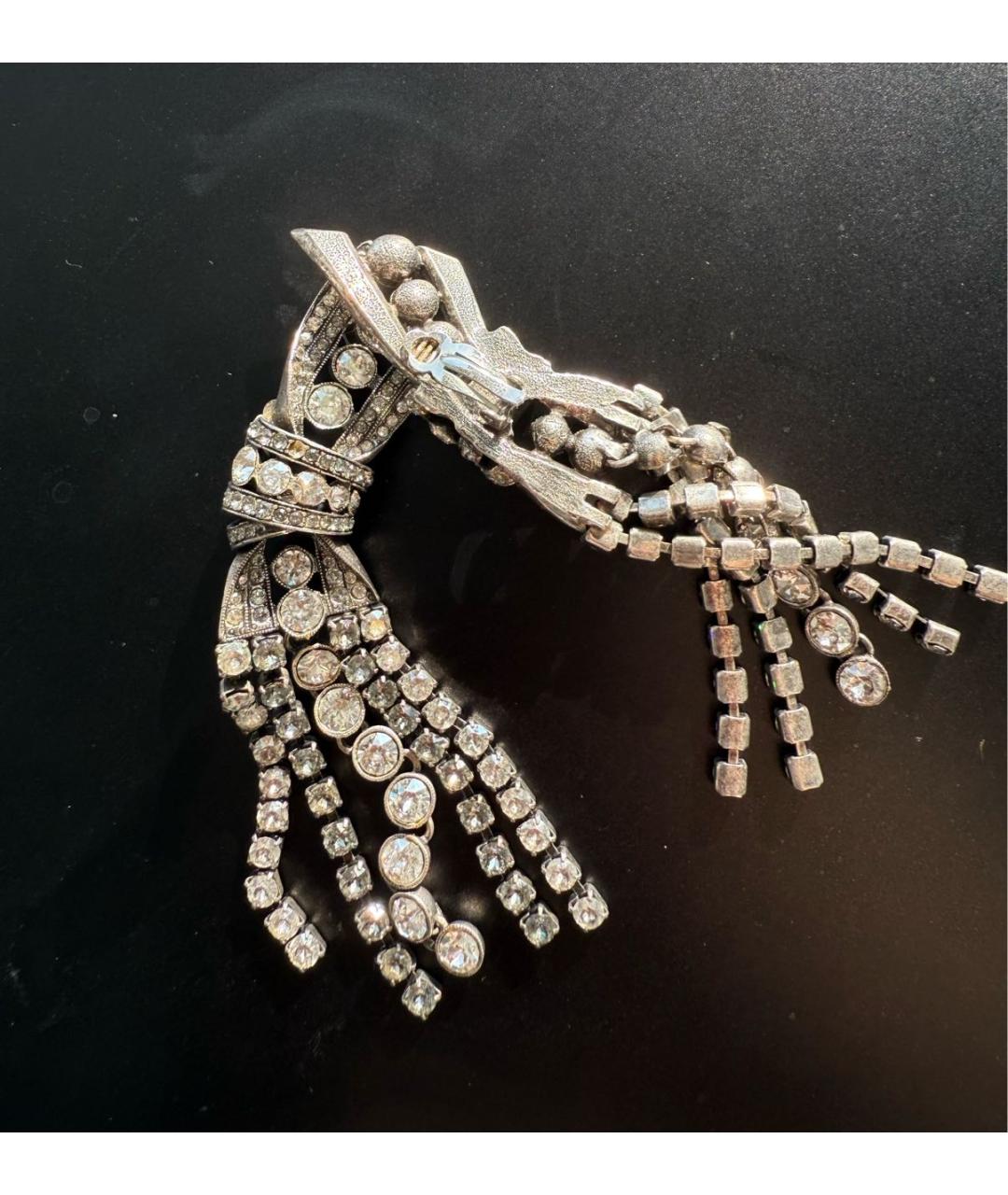 LANVIN Серебряные металлические серьги, фото 2