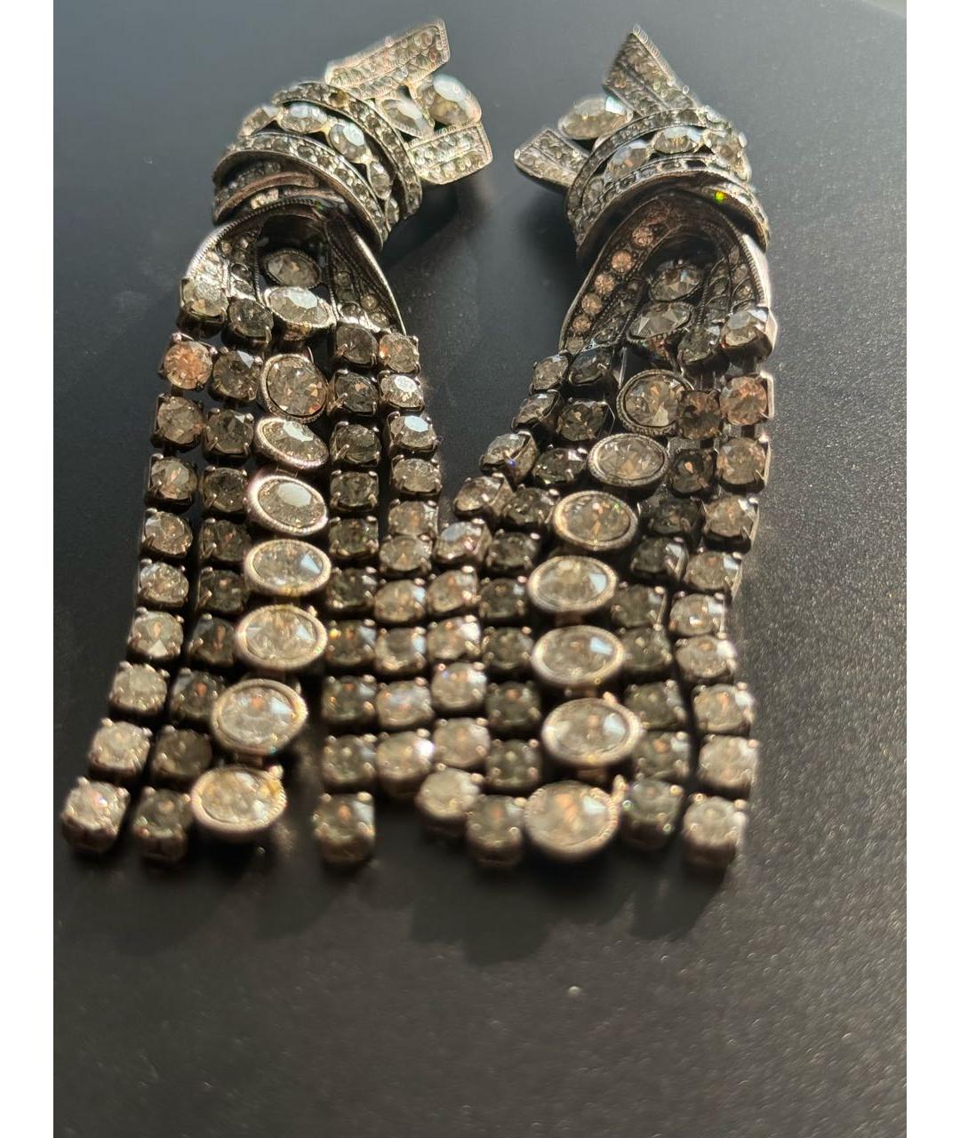 LANVIN Серебряные металлические серьги, фото 3