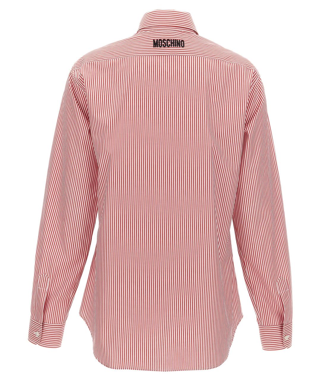 MOSCHINO Красная хлопковая рубашка, фото 2