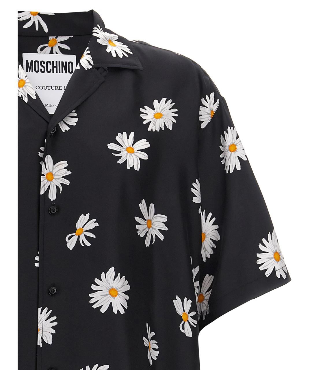 MOSCHINO Мульти шелковая кэжуал рубашка, фото 3