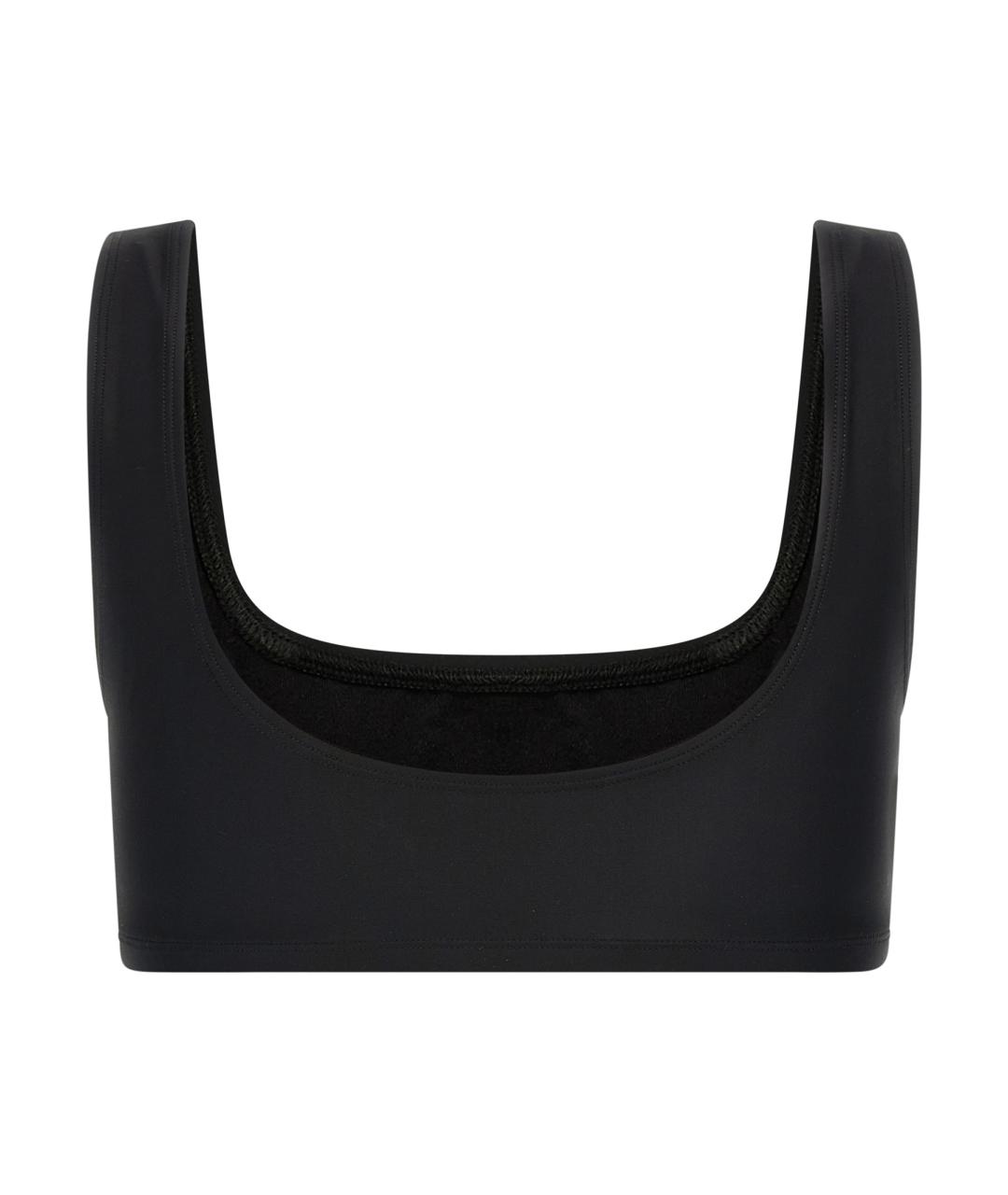 THE ANDAMANE Черная полиамидовая майка, фото 2