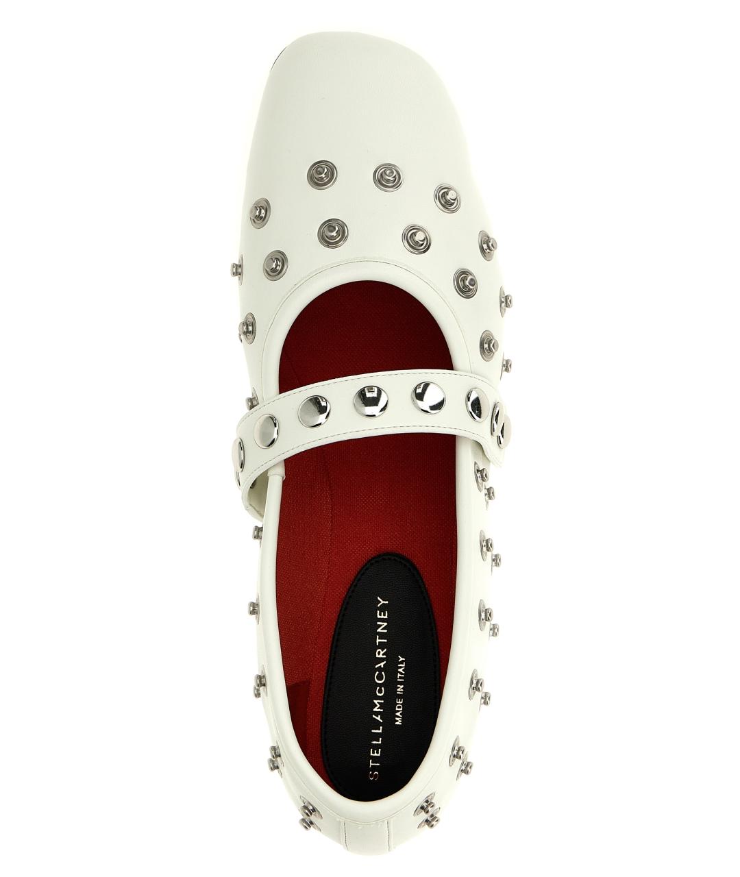 STELLA MCCARTNEY Белые балетки, фото 4
