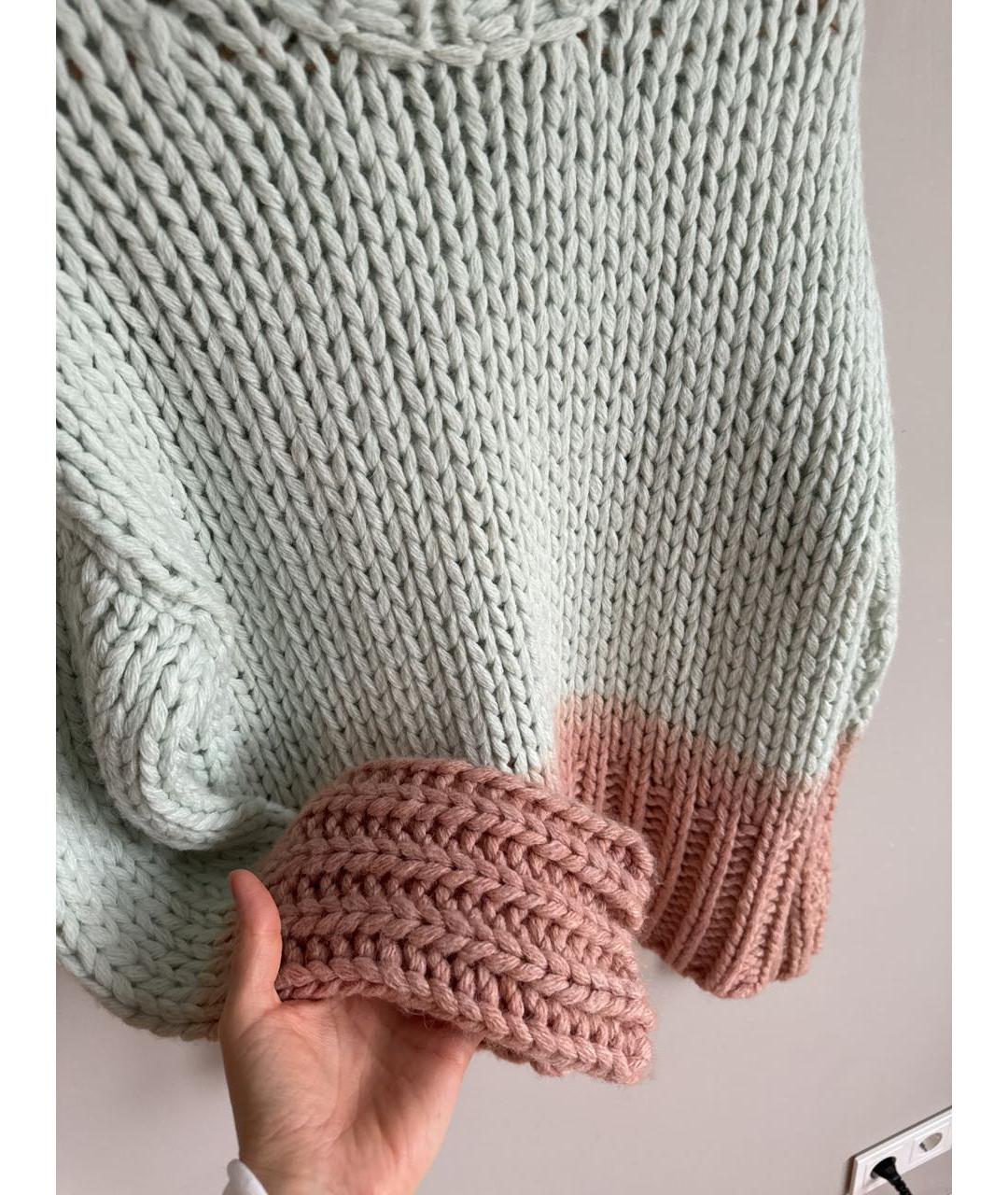 ACNE STUDIOS Голубой шерстяной джемпер / свитер, фото 7