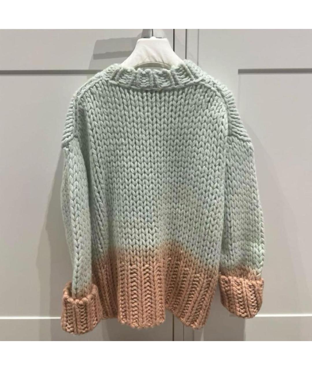 ACNE STUDIOS Голубой шерстяной джемпер / свитер, фото 2