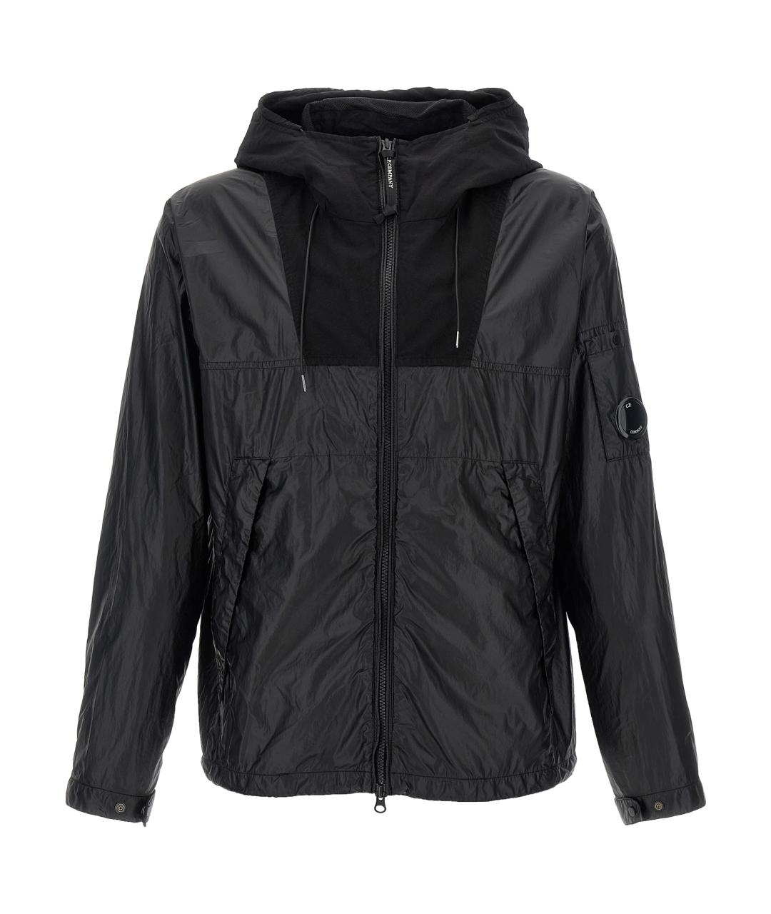 CP COMPANY Черная полиамидовая куртка, фото 1