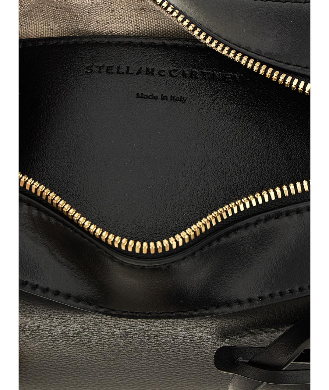 STELLA MCCARTNEY Черная сумка тоут из искусственной кожи, фото 4