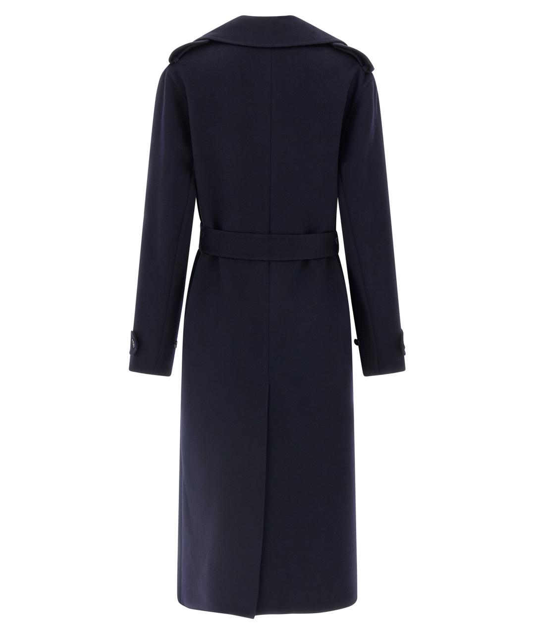 STELLA MCCARTNEY Темно-синее шерстяное пальто, фото 2