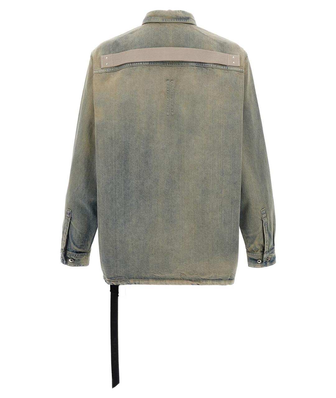 RICK OWENS DRKSHDW Бежевая хлопковая куртка, фото 2
