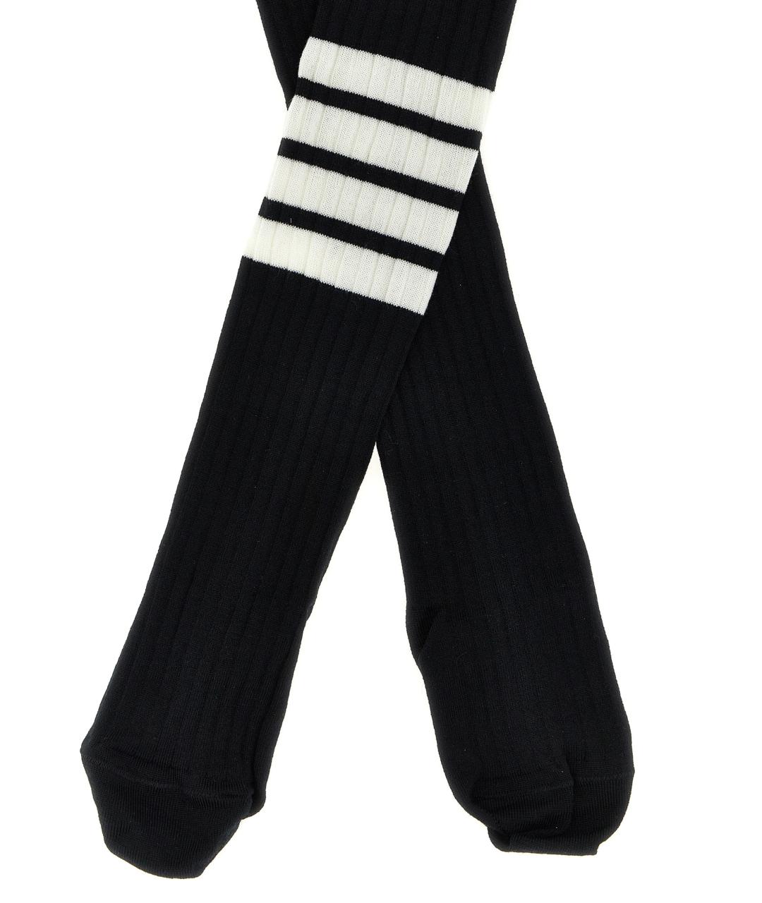 THOM BROWNE Черные носки, чулки и колготы, фото 4