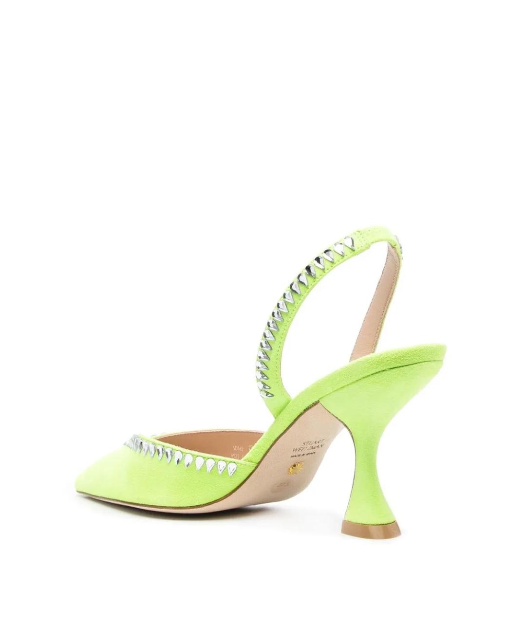 STUART WEITZMAN Салатовые туфли, фото 3