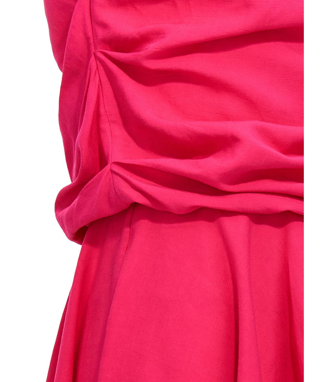 ROCHAS Фуксия вискозное платье, фото 4