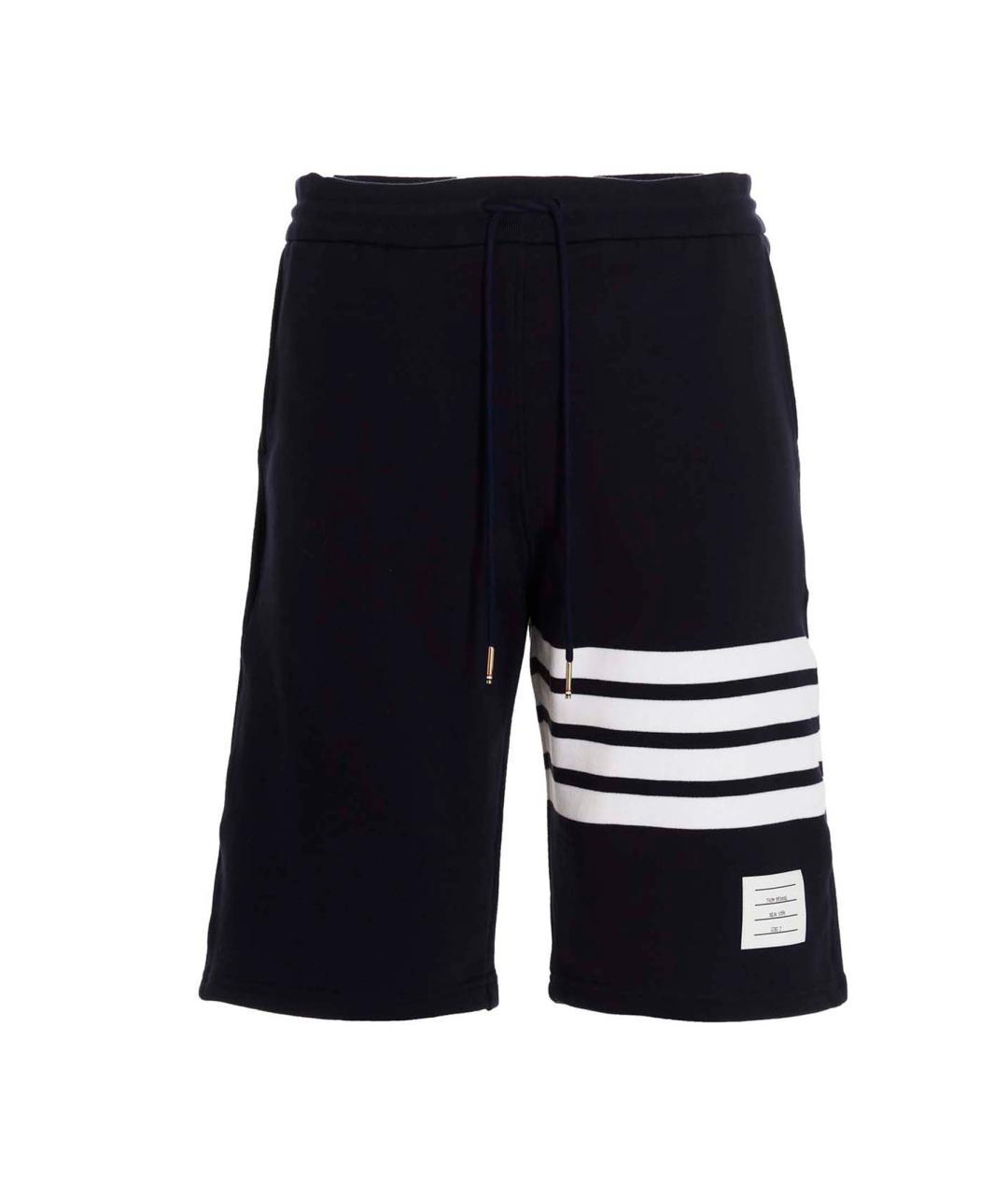 THOM BROWNE Синие хлопковые шорты, фото 1