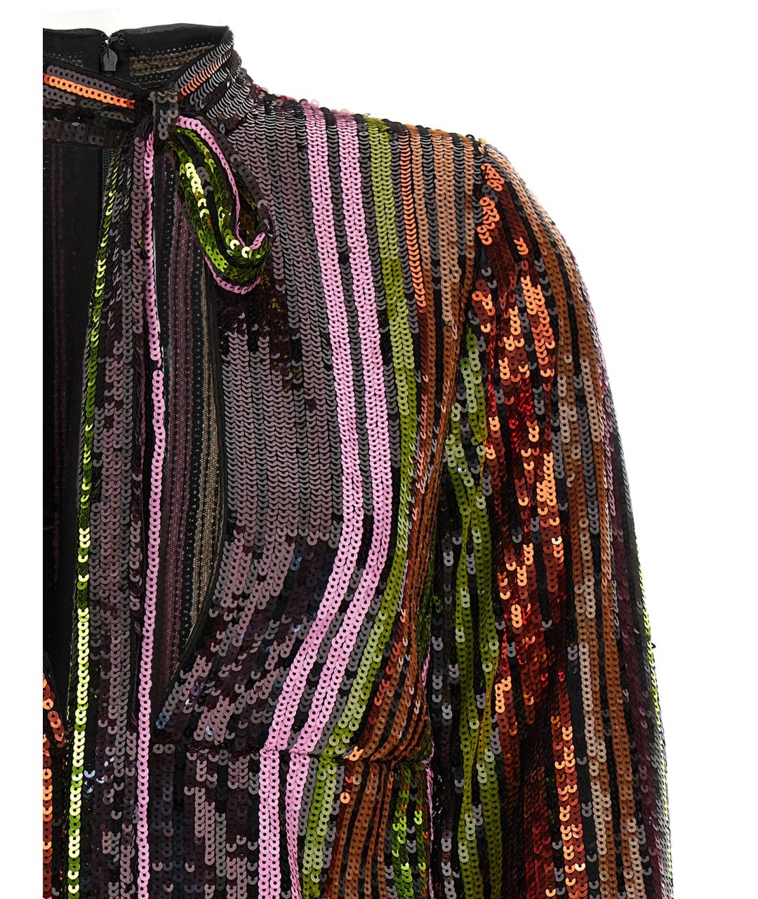DSQUARED2 Мульти полиэстеровое платье, фото 3