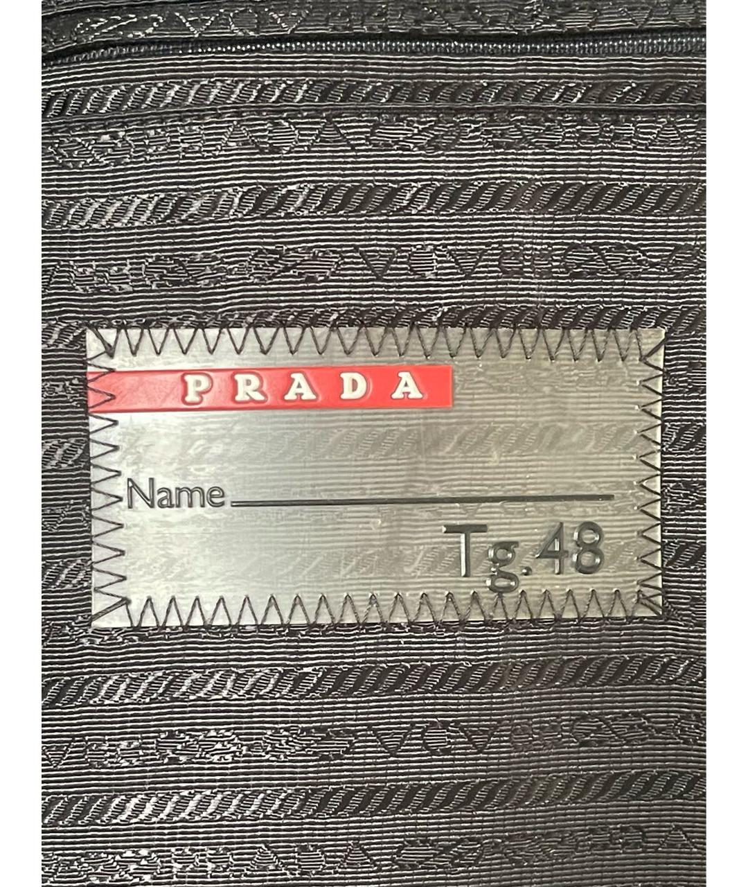 PRADA Черная полиамидовая парка, фото 5