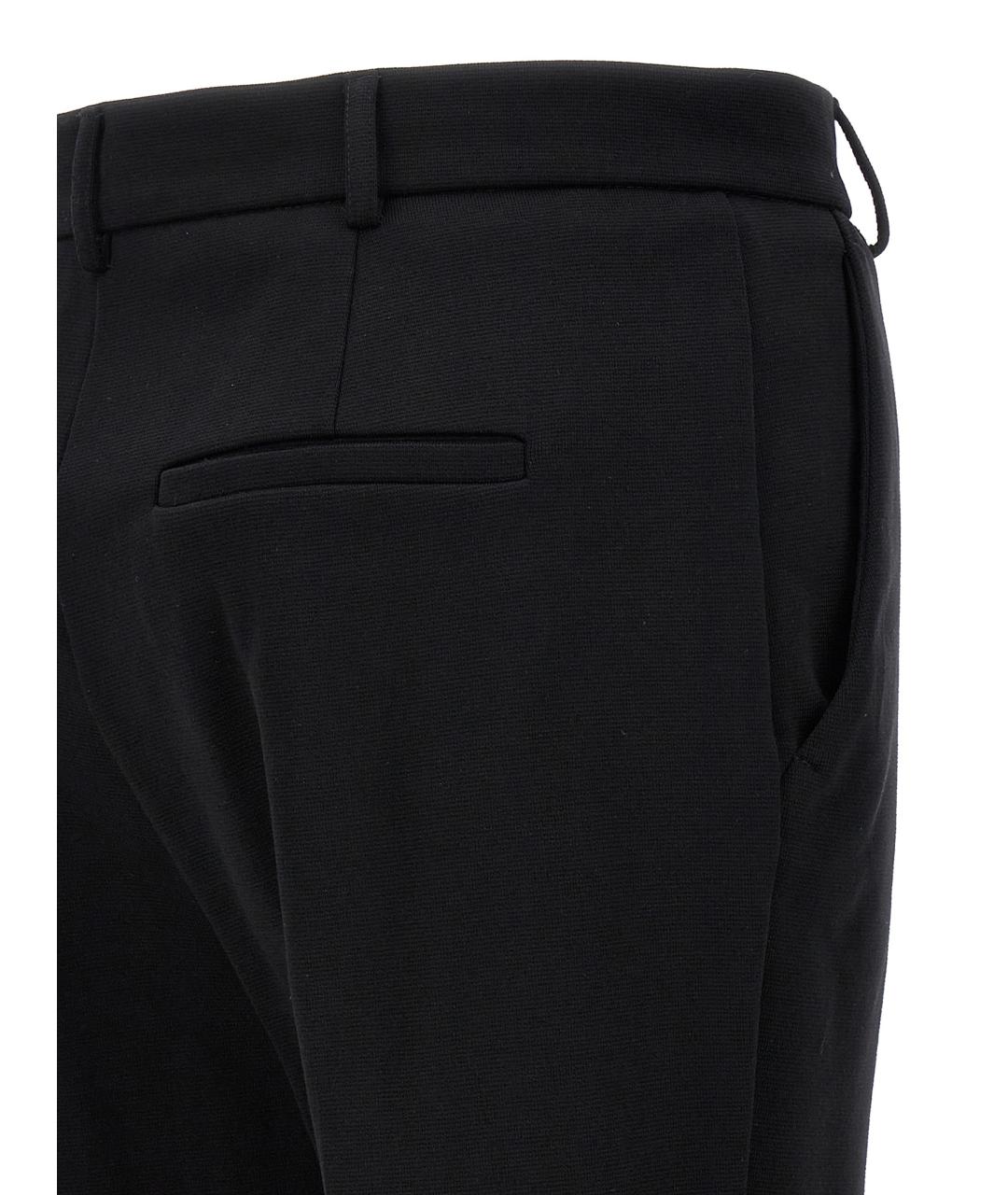 SPORTMAX Черные хлопковые брюки узкие, фото 4