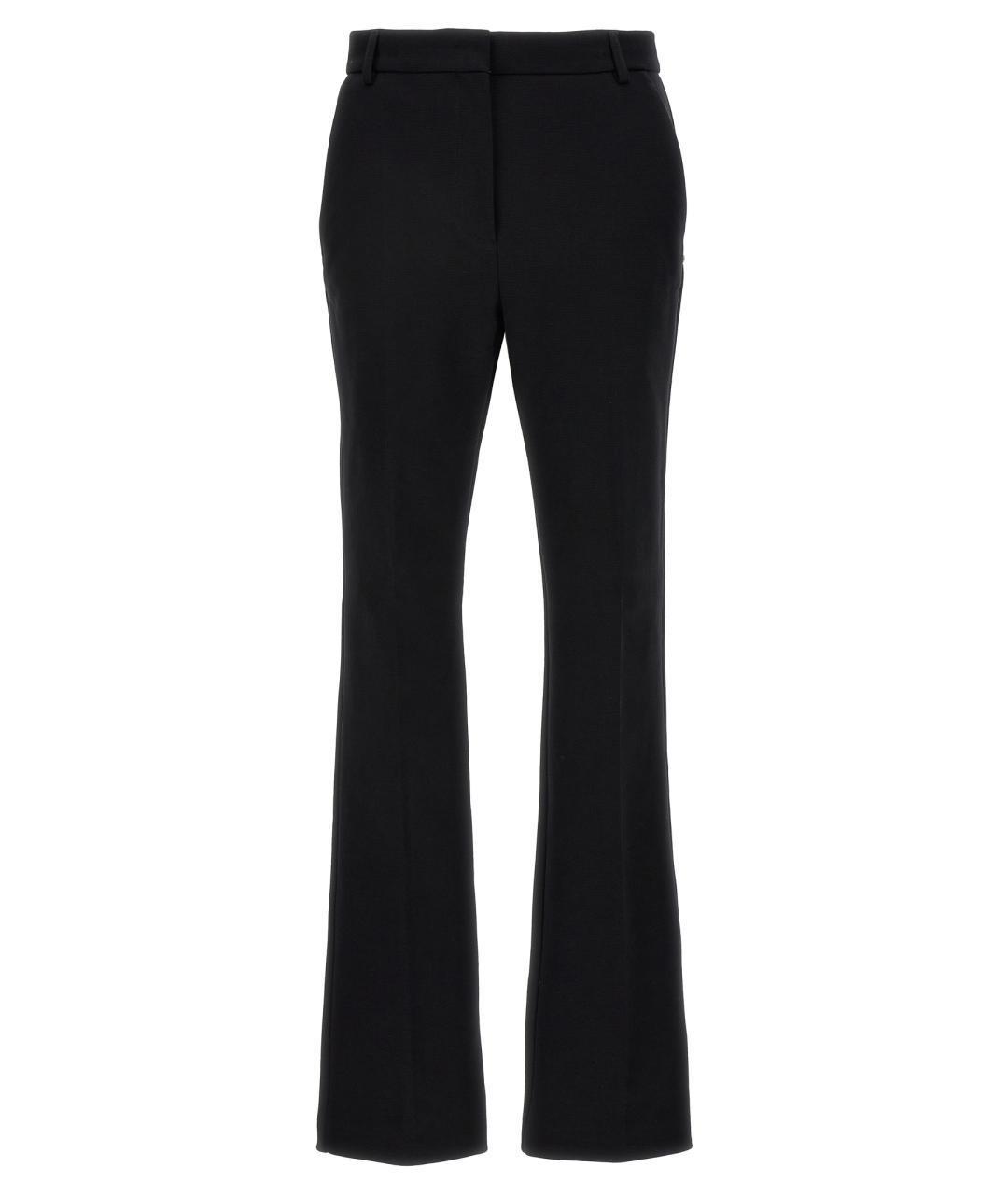 SPORTMAX Черные хлопковые брюки узкие, фото 1