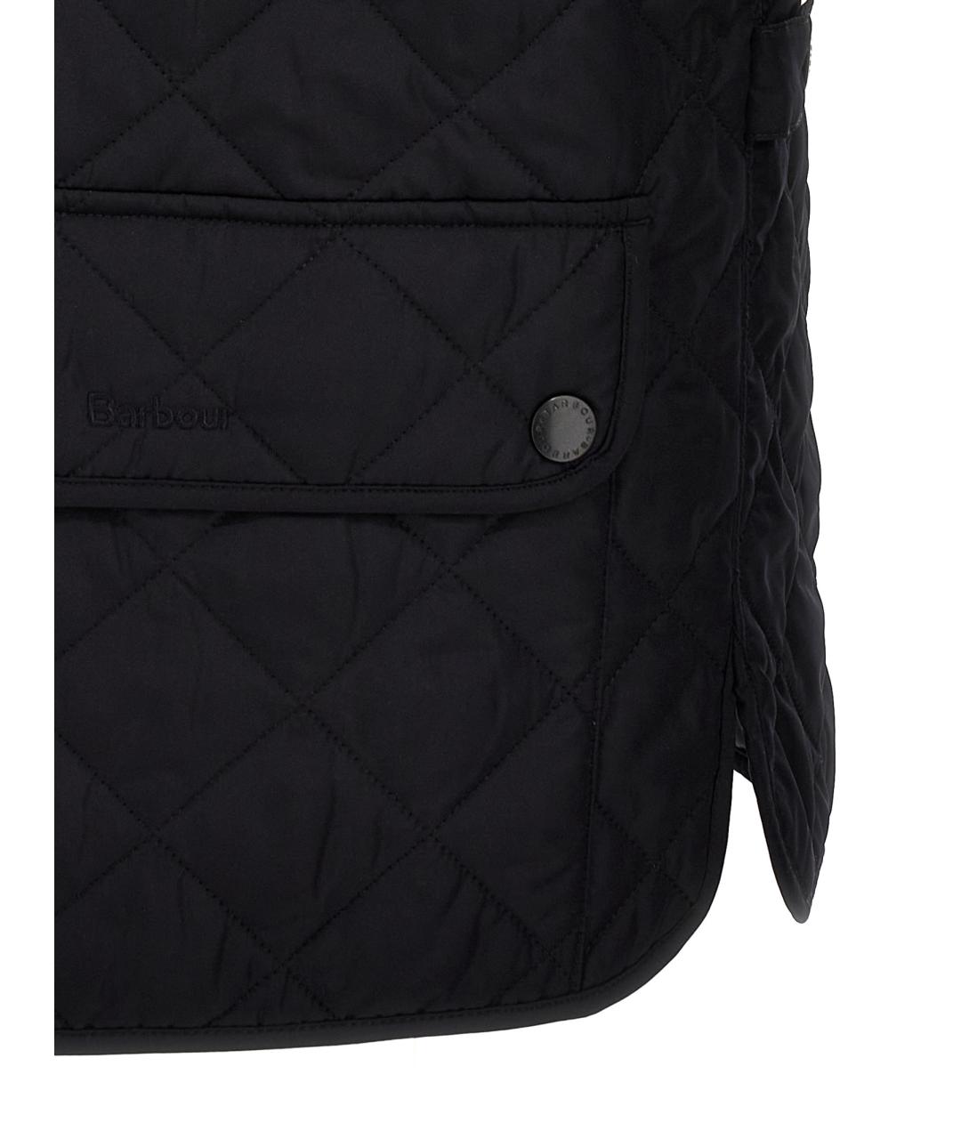 BARBOUR Темно-синий полиэстеровый жилет, фото 4