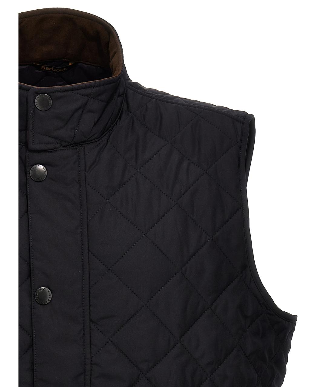BARBOUR Темно-синий полиэстеровый жилет, фото 3