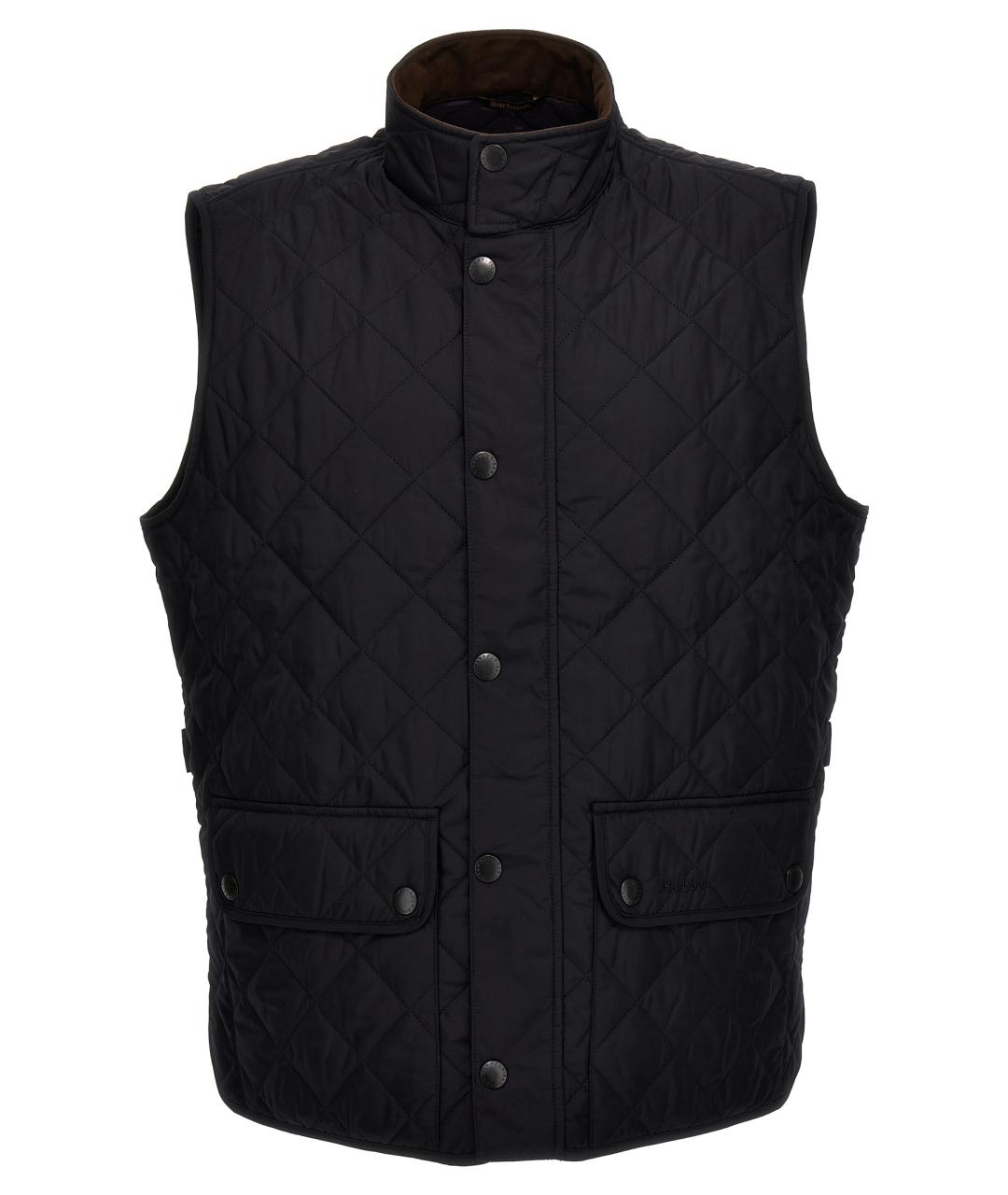 BARBOUR Темно-синий полиэстеровый жилет, фото 1