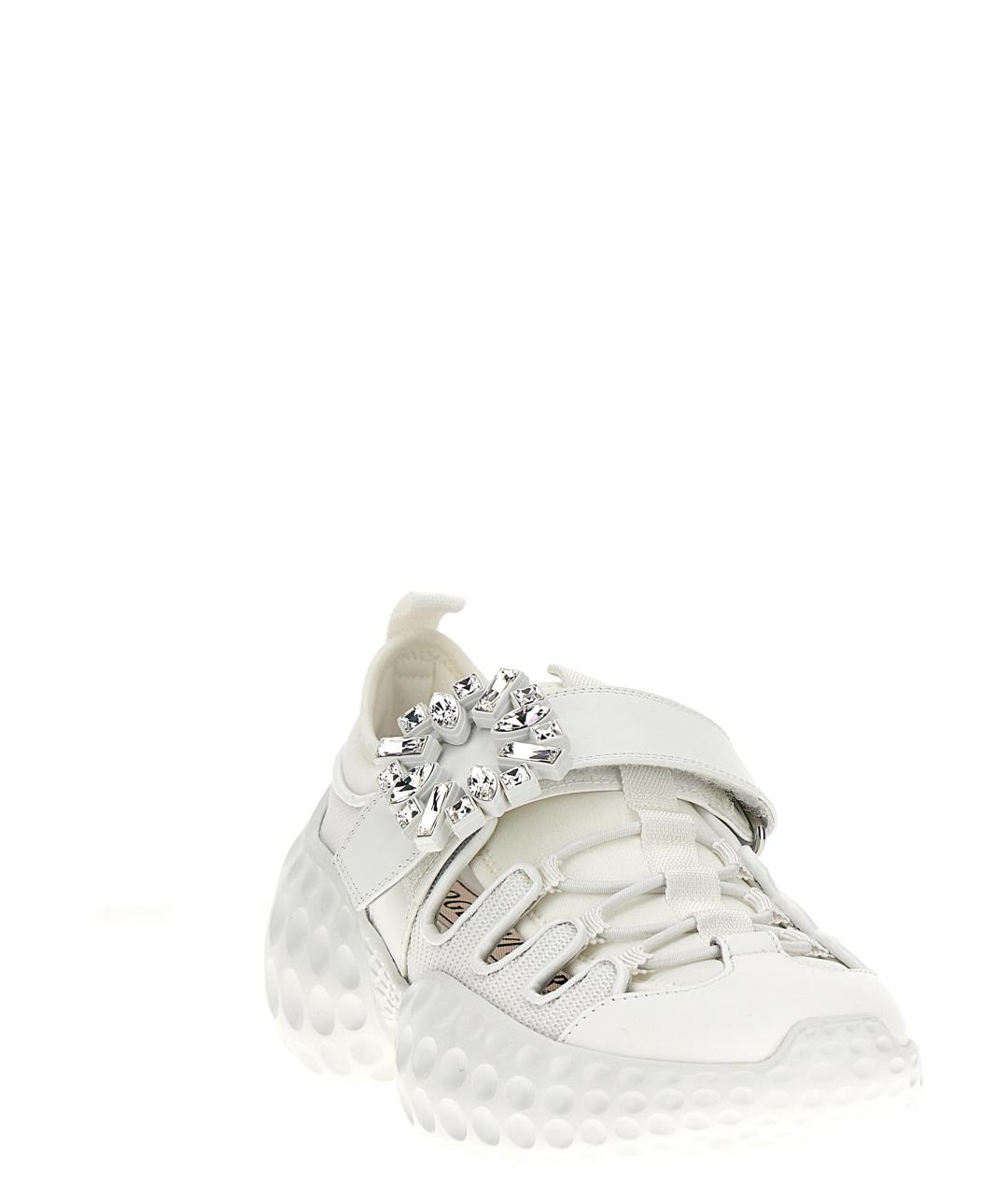 ROGER VIVIER Белые синтетические кроссовки, фото 2