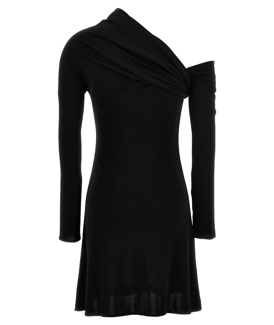 COURREGES Черное вискозное платье, фото 2