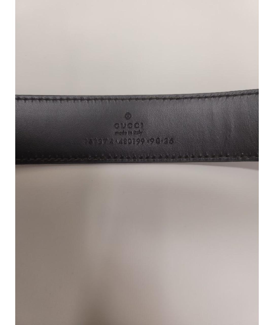 GUCCI Коричневый кожаный ремень, фото 2