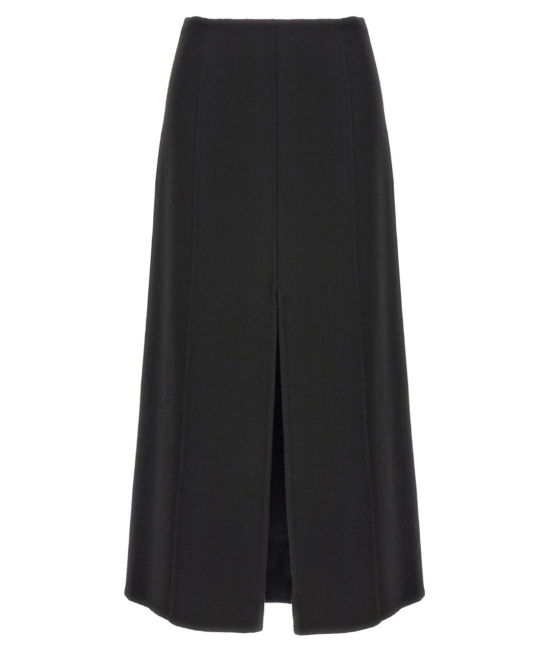 ERMANNO SCERVINO Черная шерстяная юбка макси, фото 1