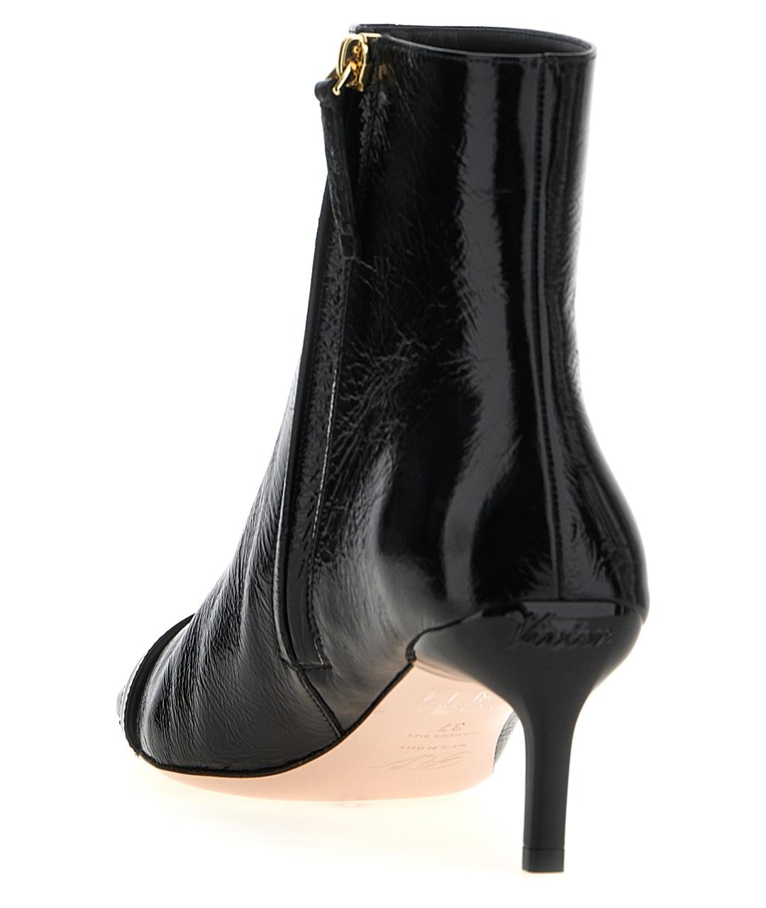 ROGER VIVIER Черные кожаные ботильоны, фото 3