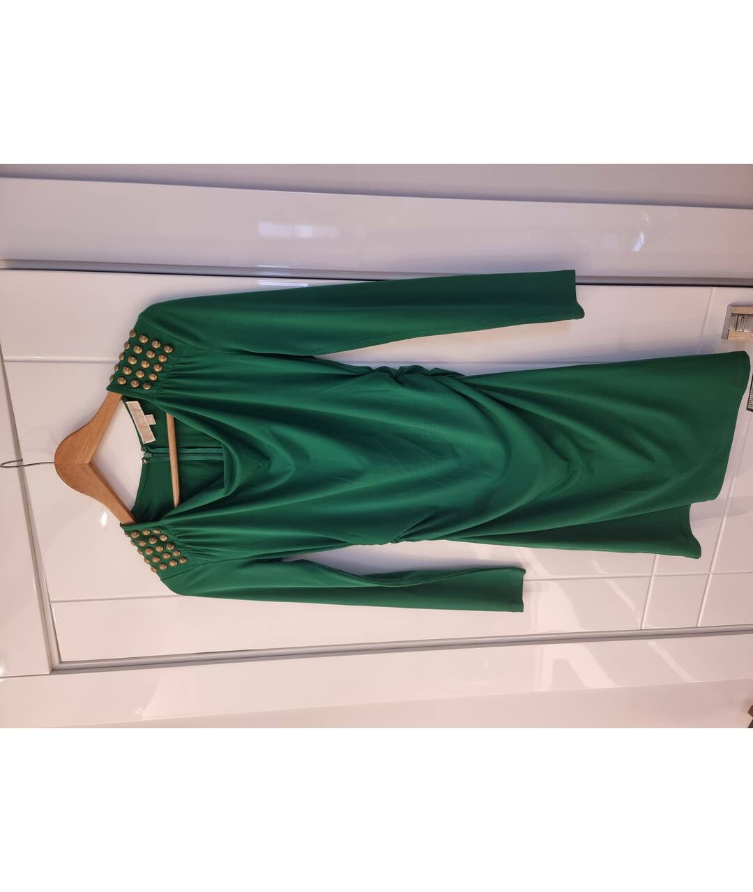 MICHAEL KORS Зеленые повседневное платье, фото 7