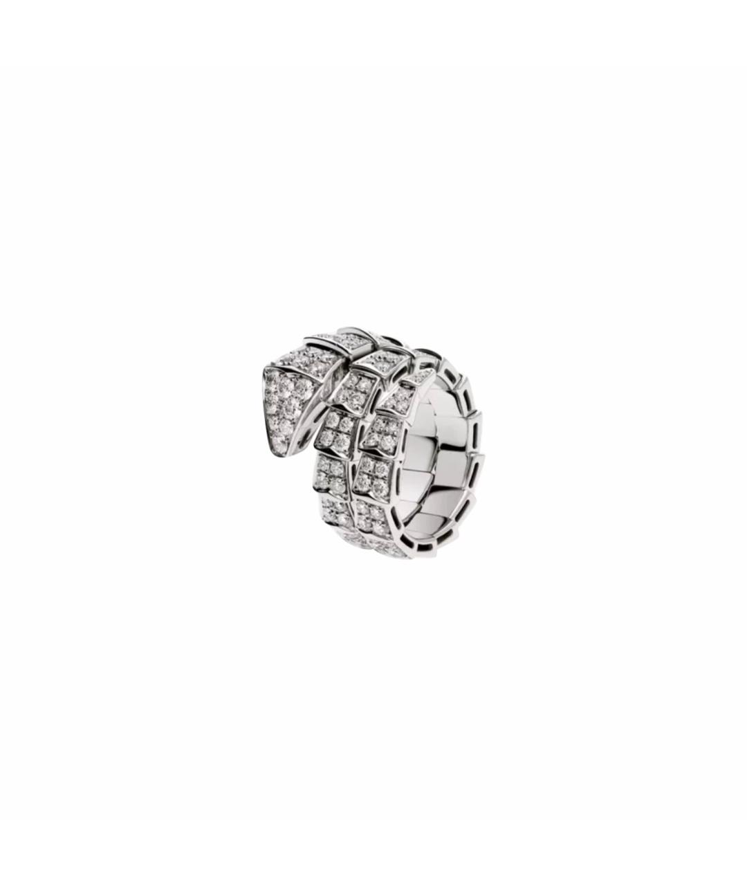 BVLGARI Белое кольцо из белого золота, фото 1