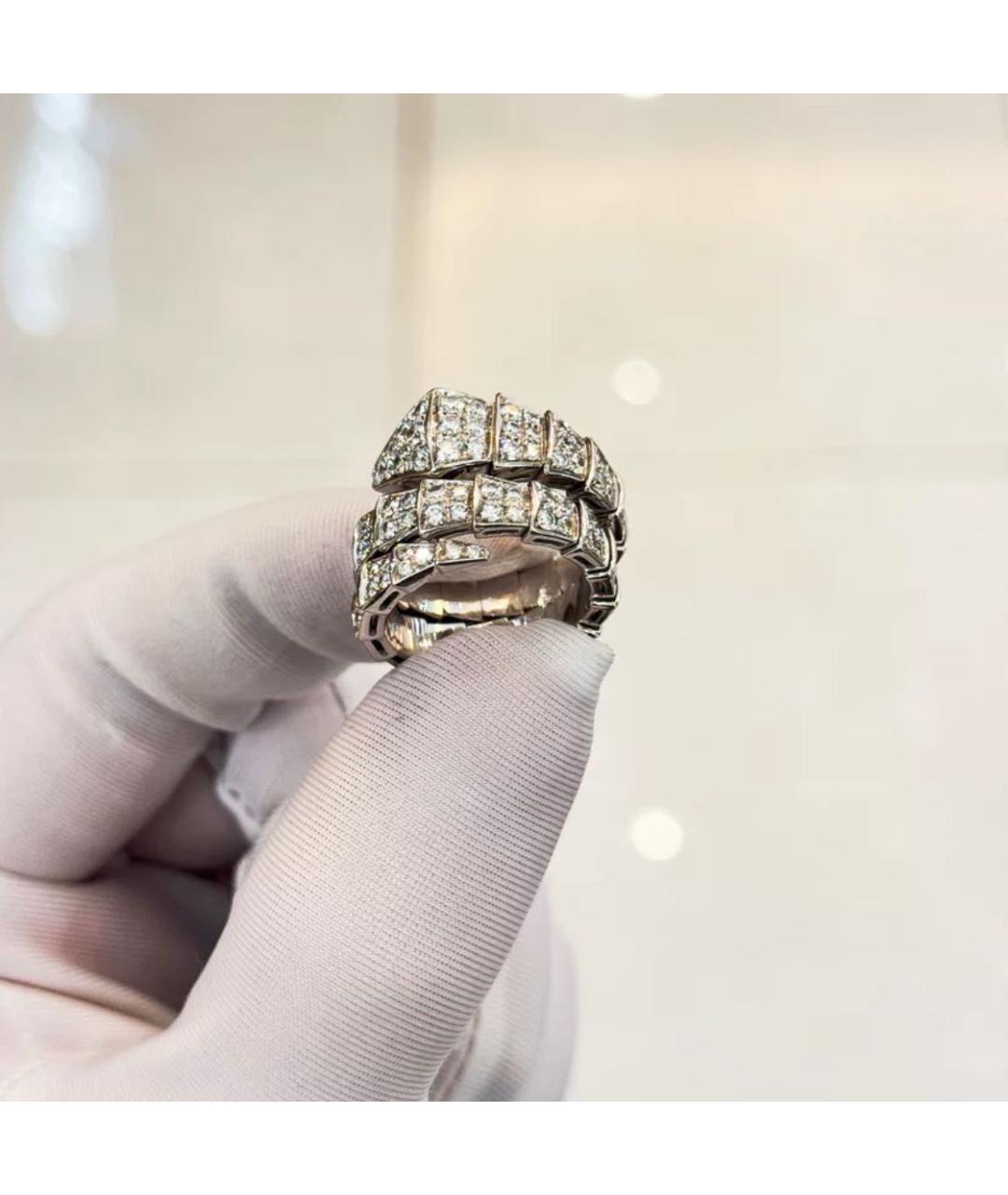 BVLGARI Белое кольцо из белого золота, фото 3