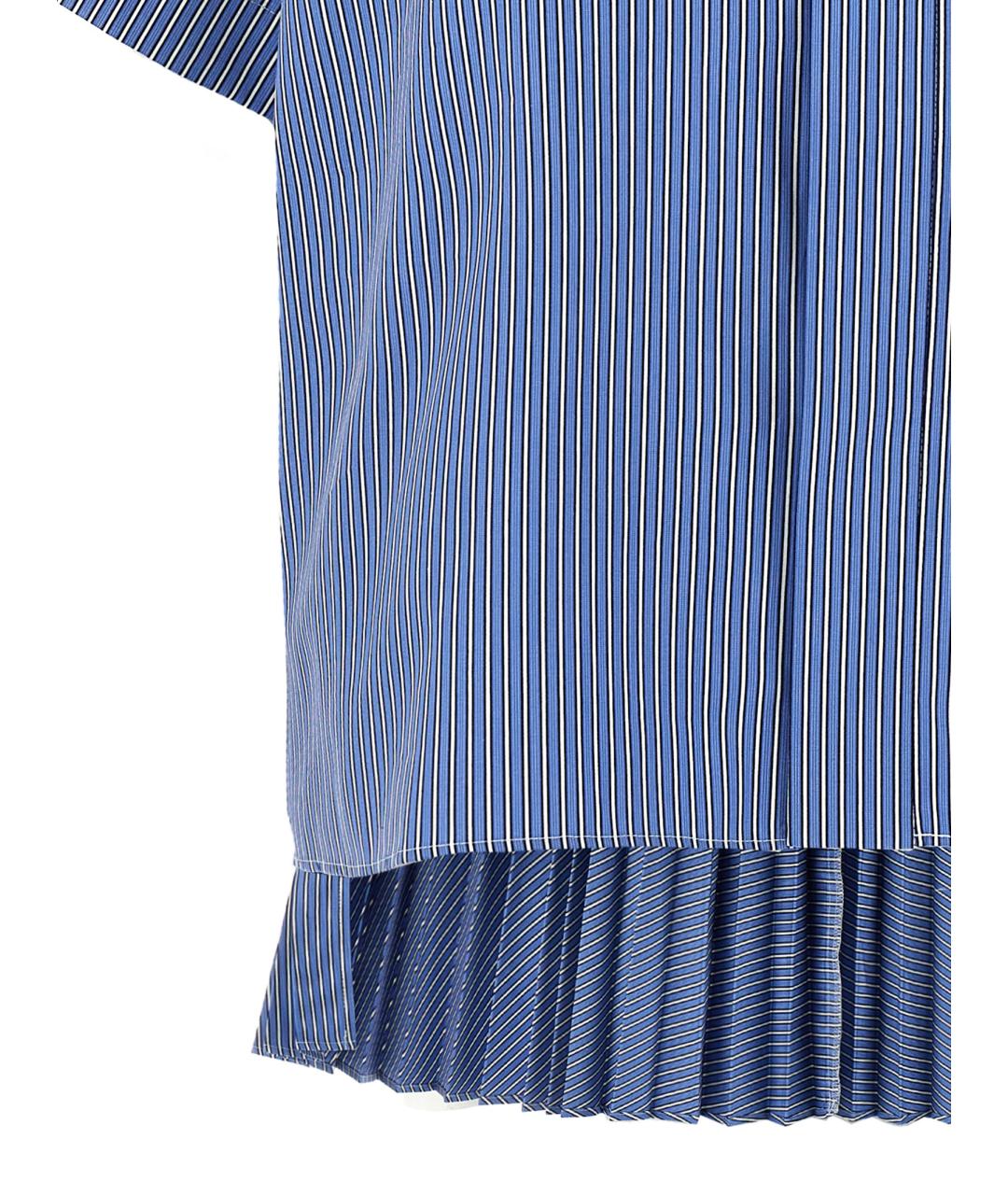 SACAI Голубая хлопковая рубашка, фото 4