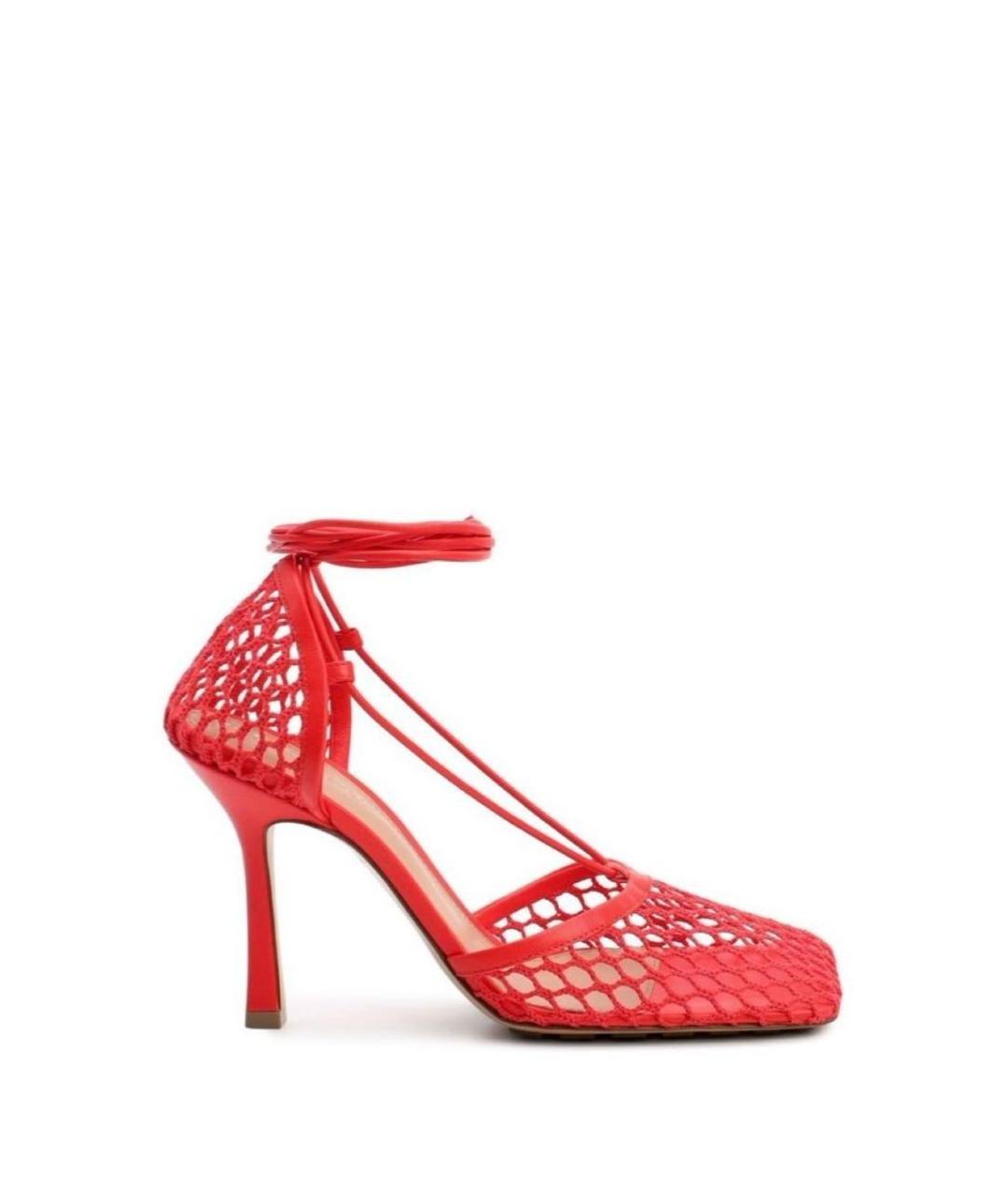 BOTTEGA VENETA Красные босоножки, фото 1