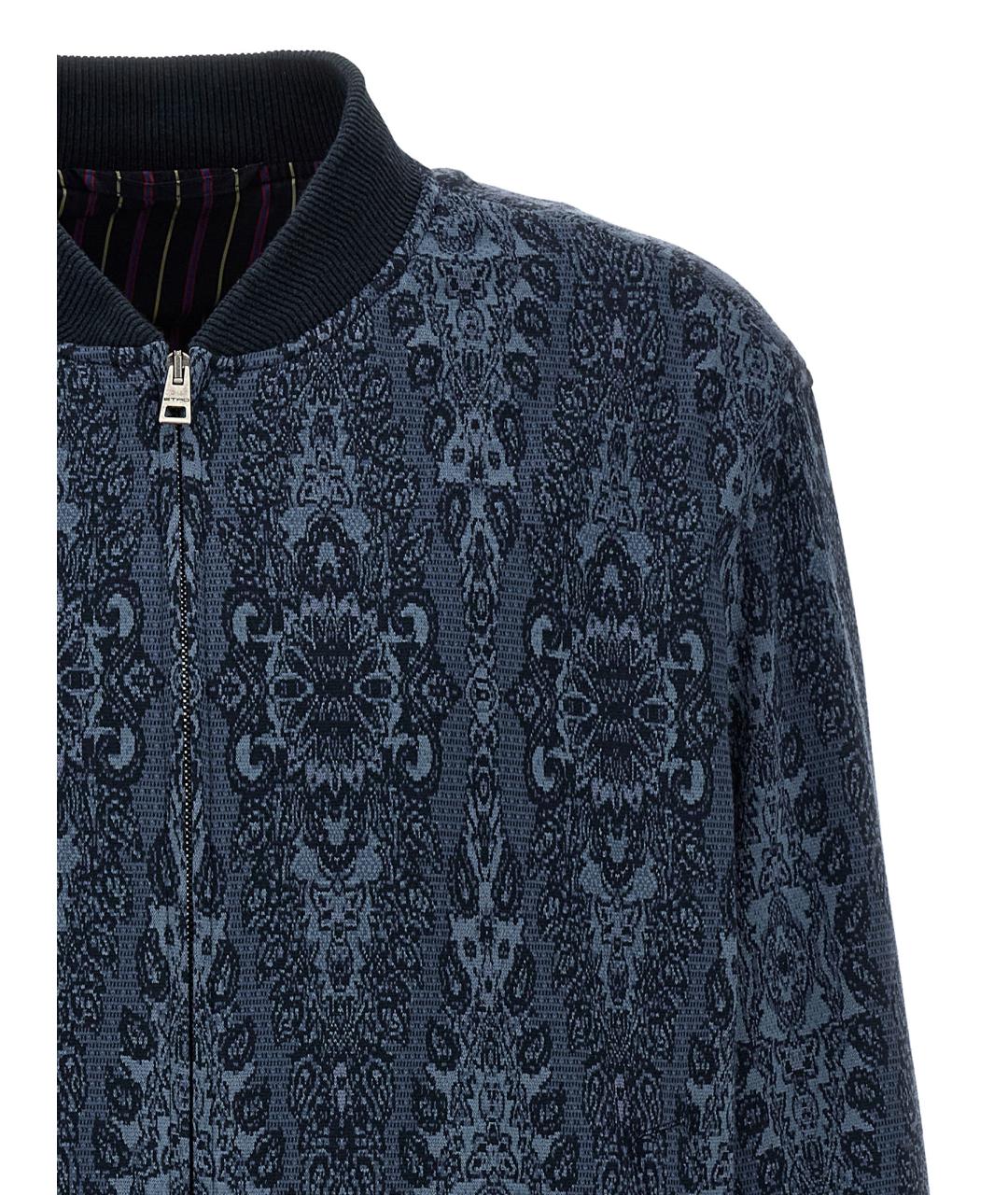 ETRO Синяя хлопковая куртка, фото 3