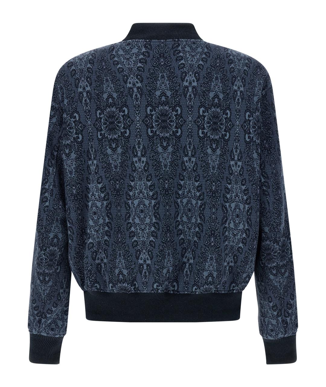 ETRO Синяя хлопковая куртка, фото 2