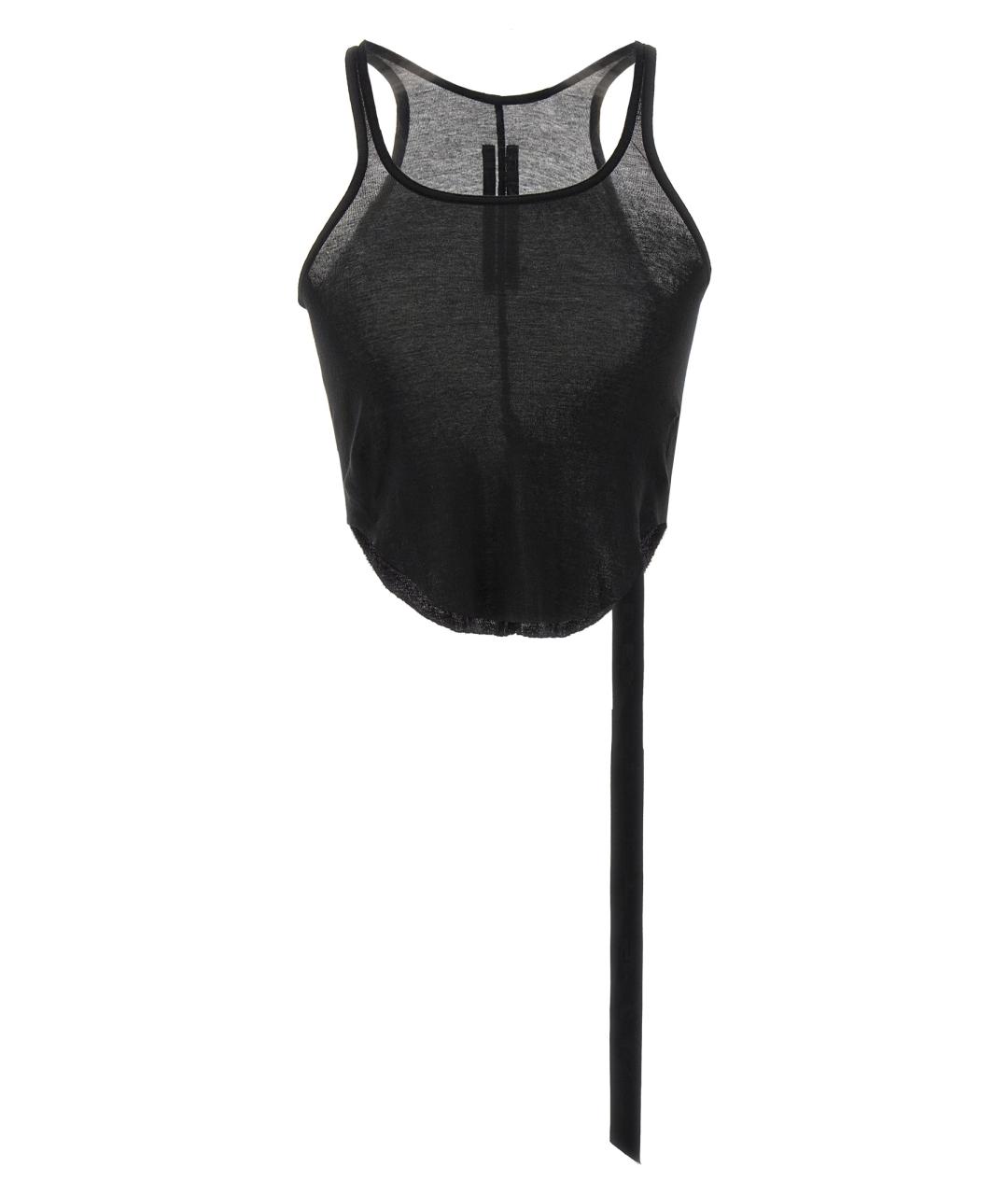 RICK OWENS DRKSHDW Черная хлопковая майка, фото 1