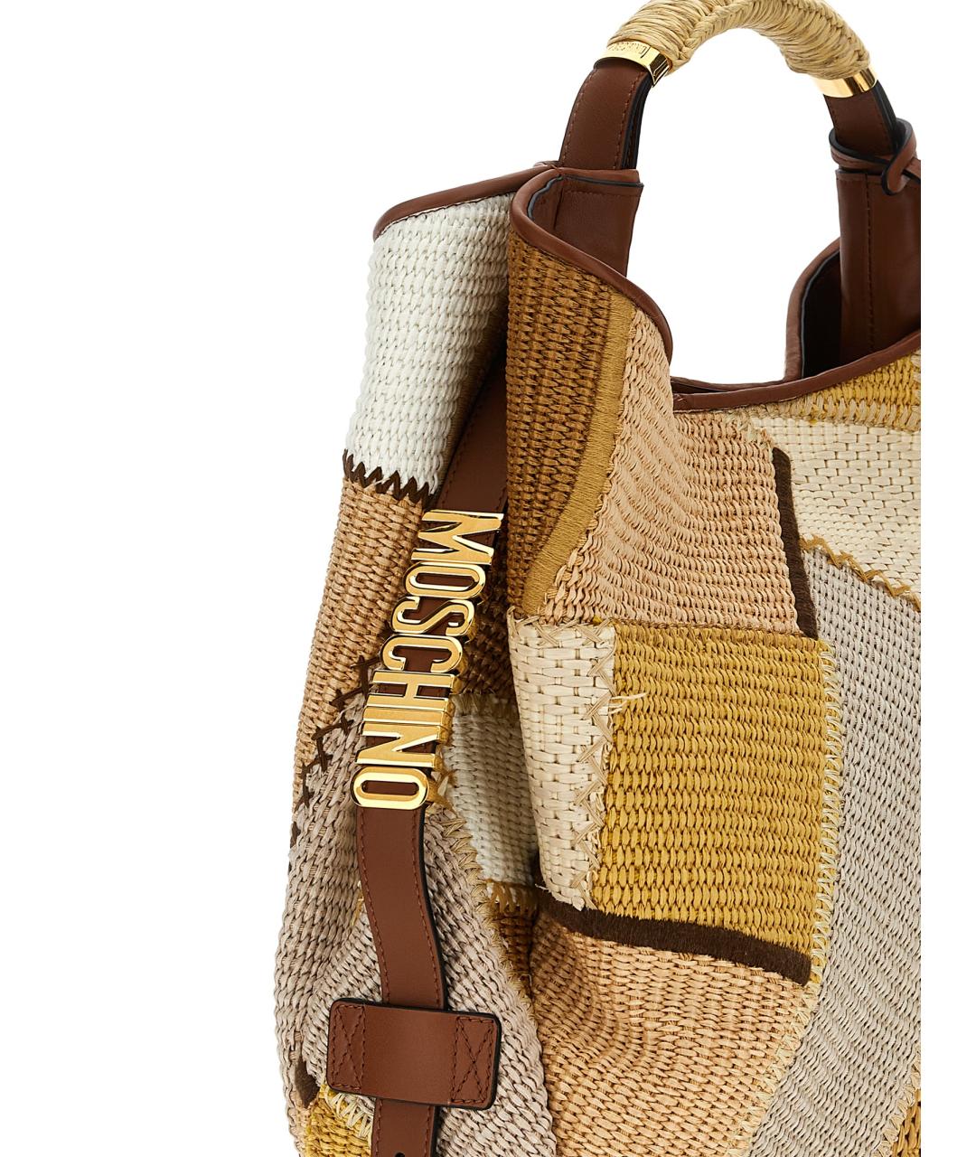 MOSCHINO Мульти хлопковая сумка тоут, фото 3