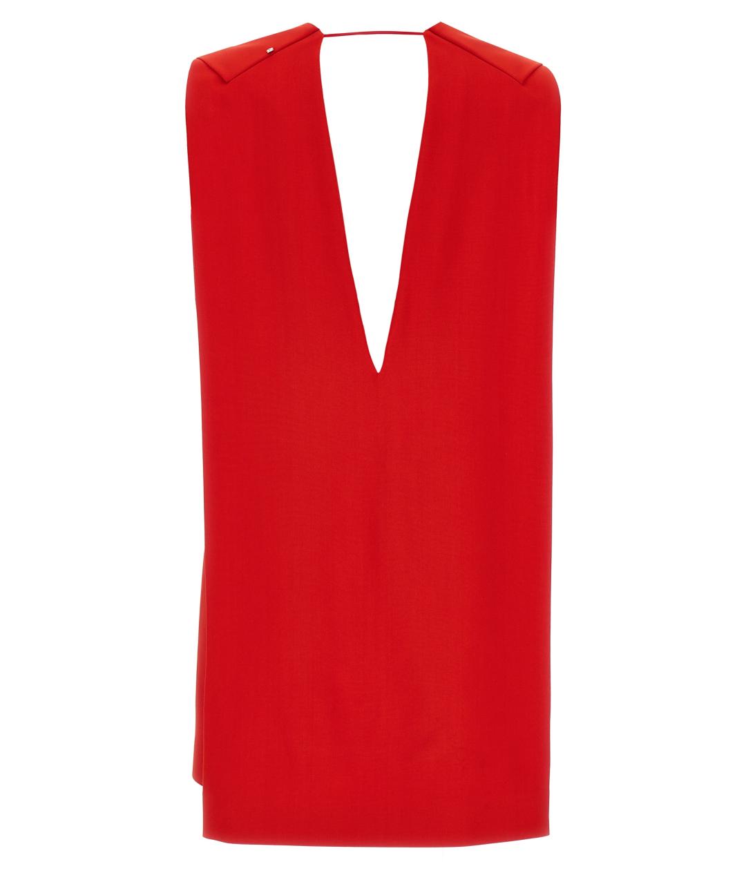 SPORTMAX Красное вискозное платье, фото 2