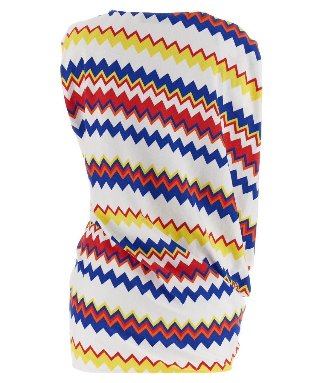 MISSONI Мульти вискозная футболка, фото 2